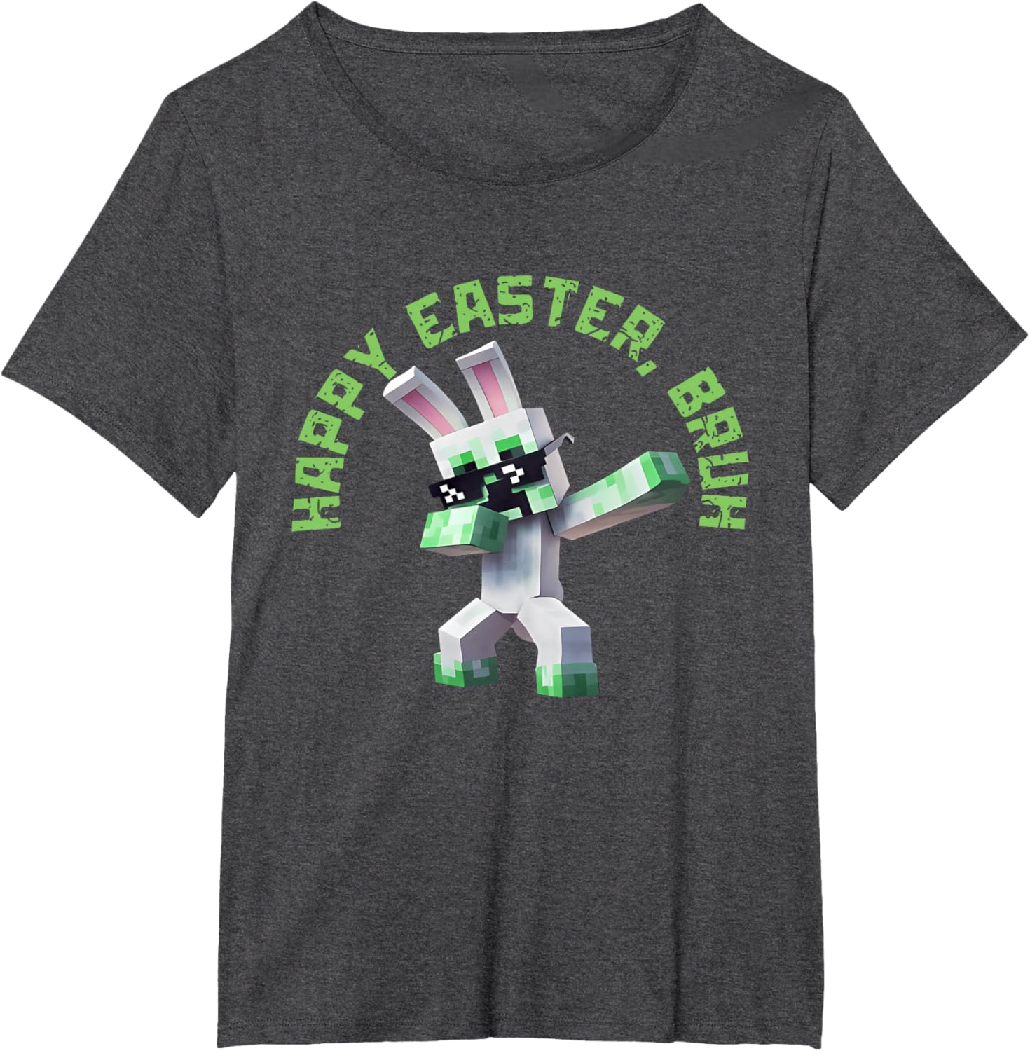 Happy Easter Bruh Shirt Easter Day Video Game Pixel T-Shirt