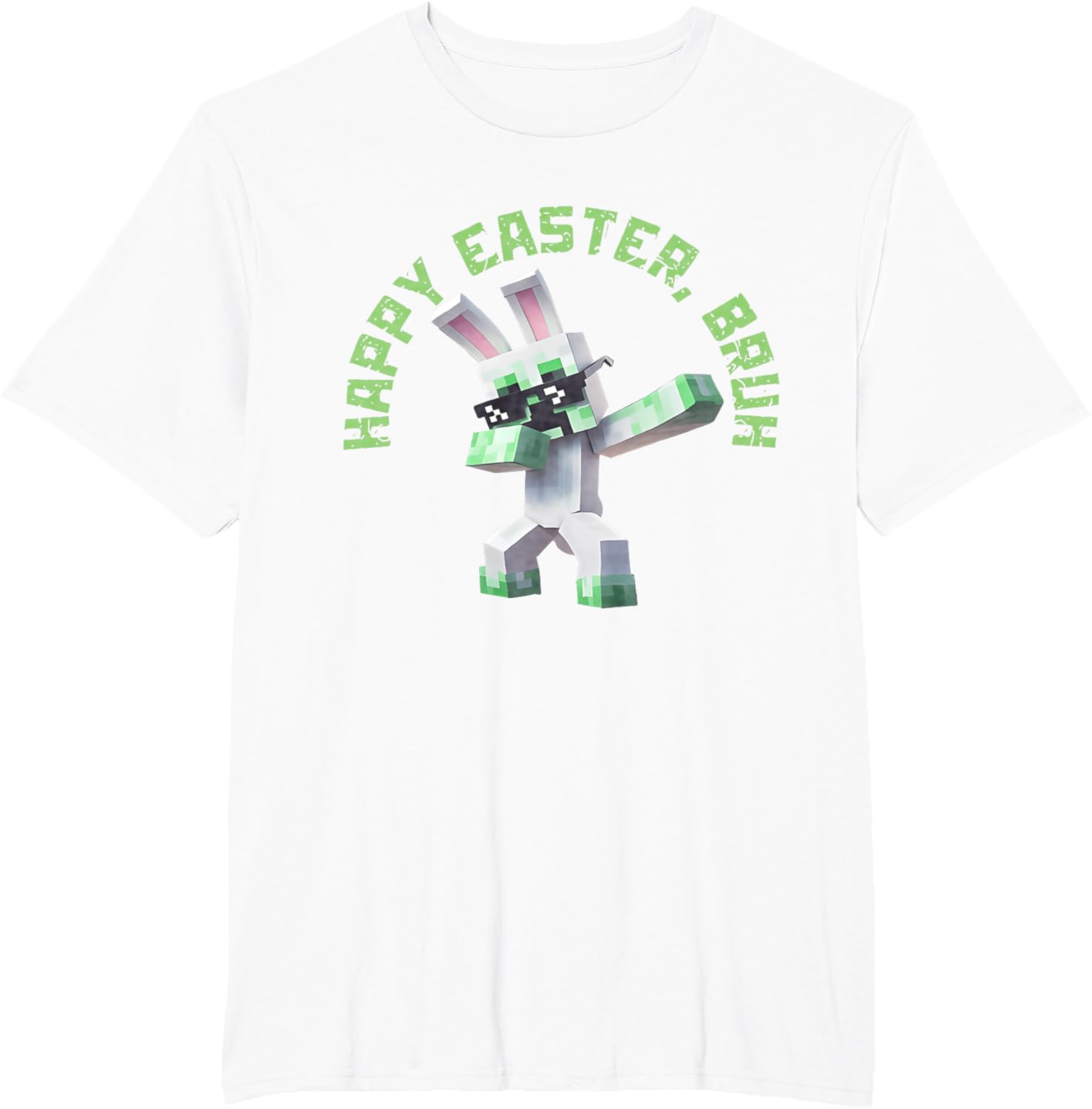 Happy Easter Bruh Shirt Easter Day Video Game Pixel T-Shirt