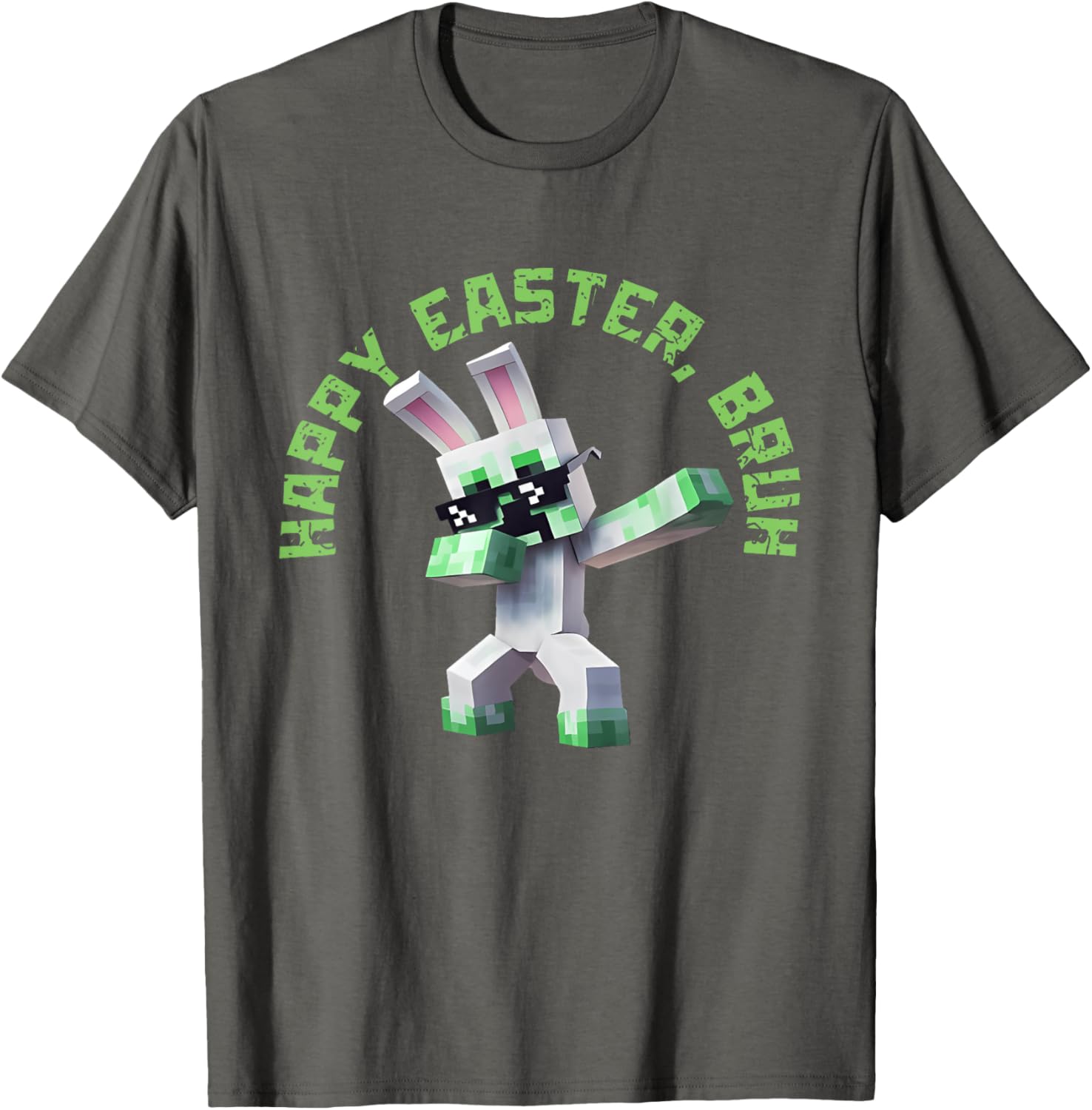 Happy Easter Bruh Shirt Easter Day Video Game Pixel T-Shirt