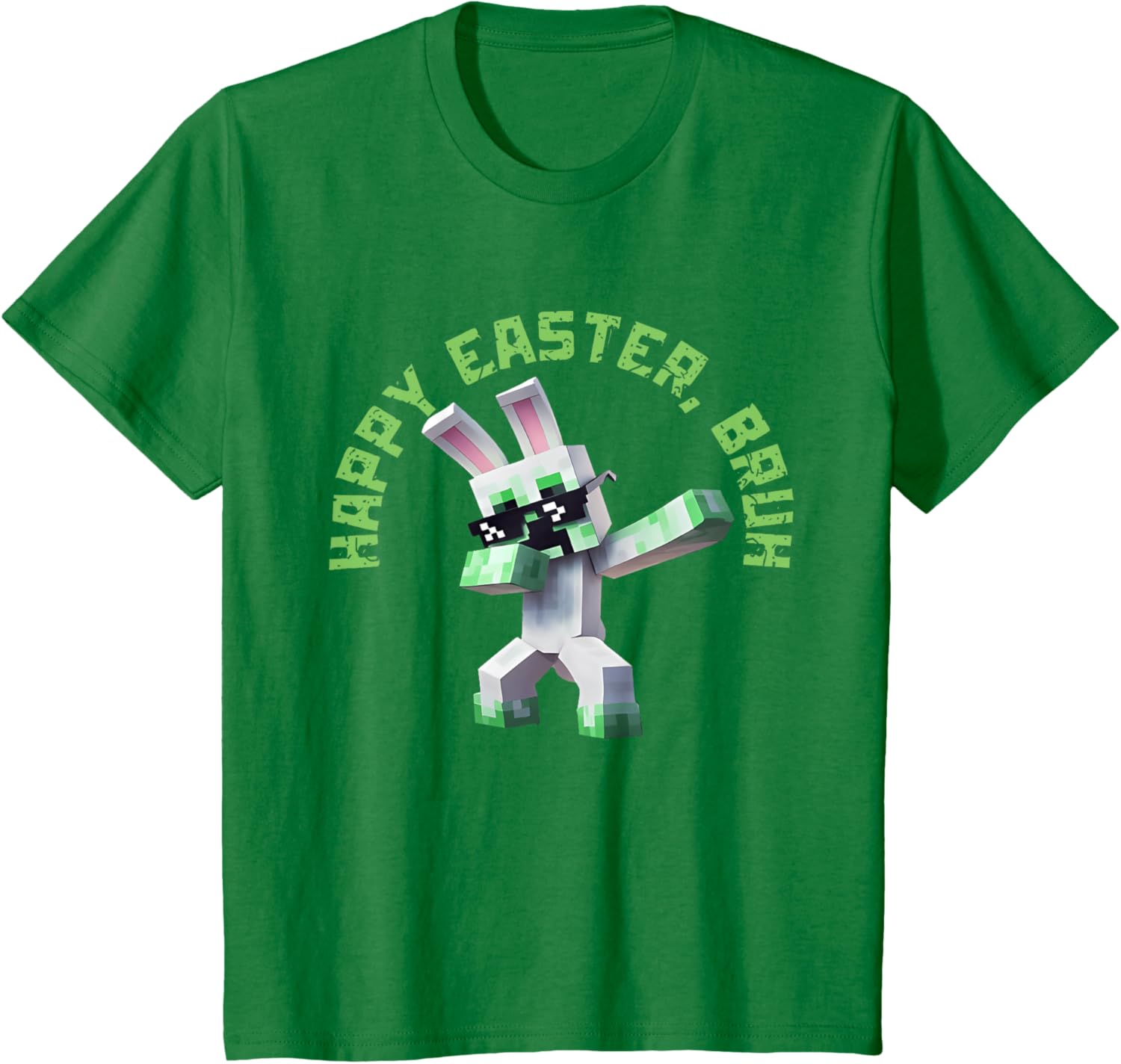 Happy Easter Bruh Shirt Easter Day Video Game Pixel T-Shirt