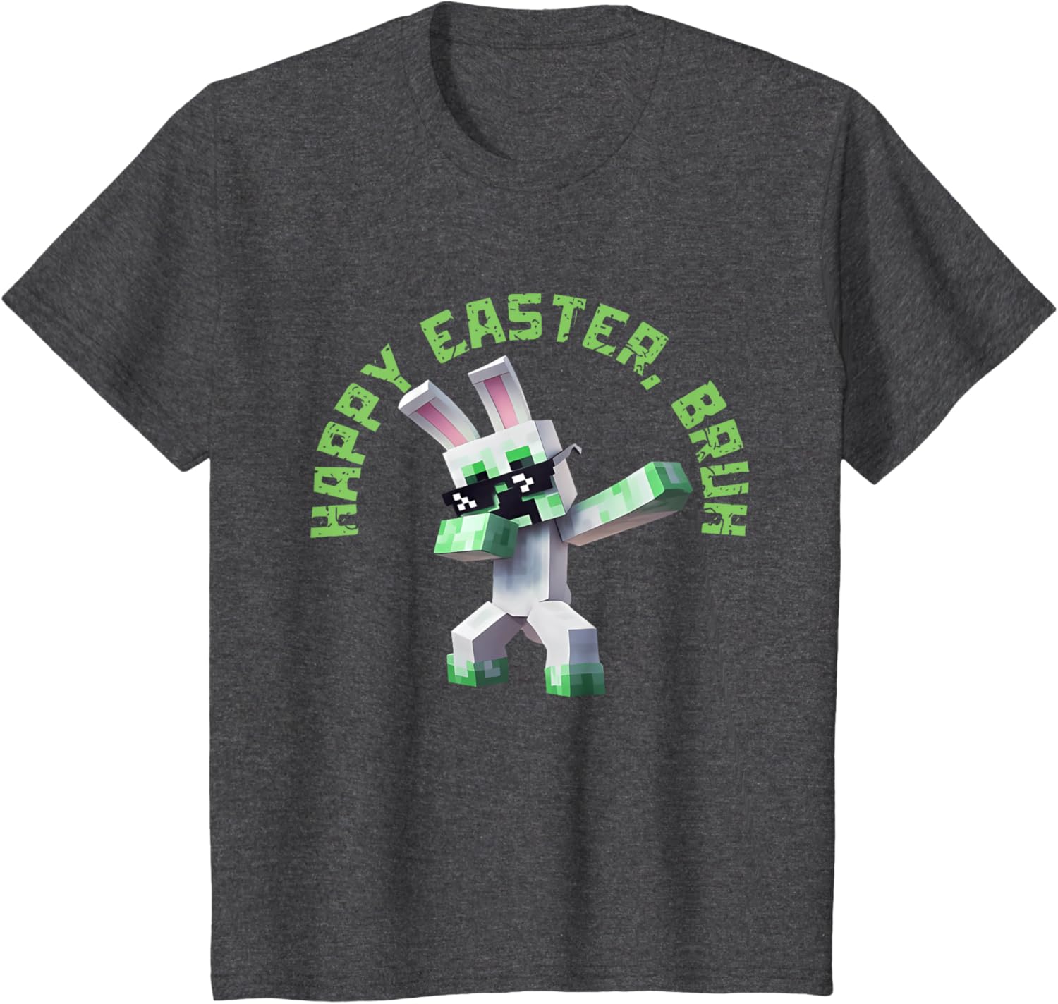 Happy Easter Bruh Shirt Easter Day Video Game Pixel T-Shirt