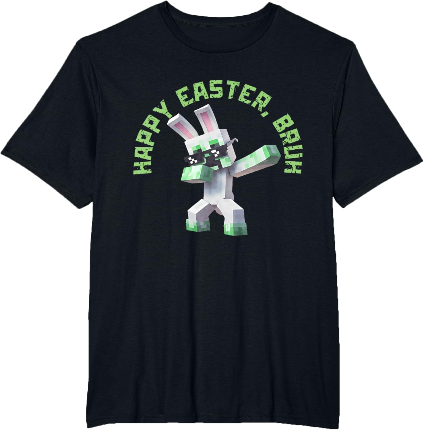 Happy Easter Bruh Shirt Easter Day Video Game Pixel T-Shirt