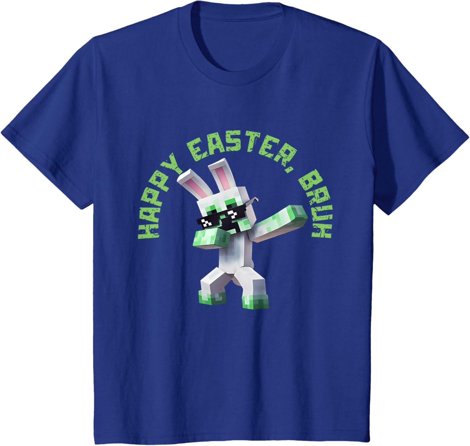 Happy Easter Bruh Shirt Easter Day Video Game Pixel T-Shirt