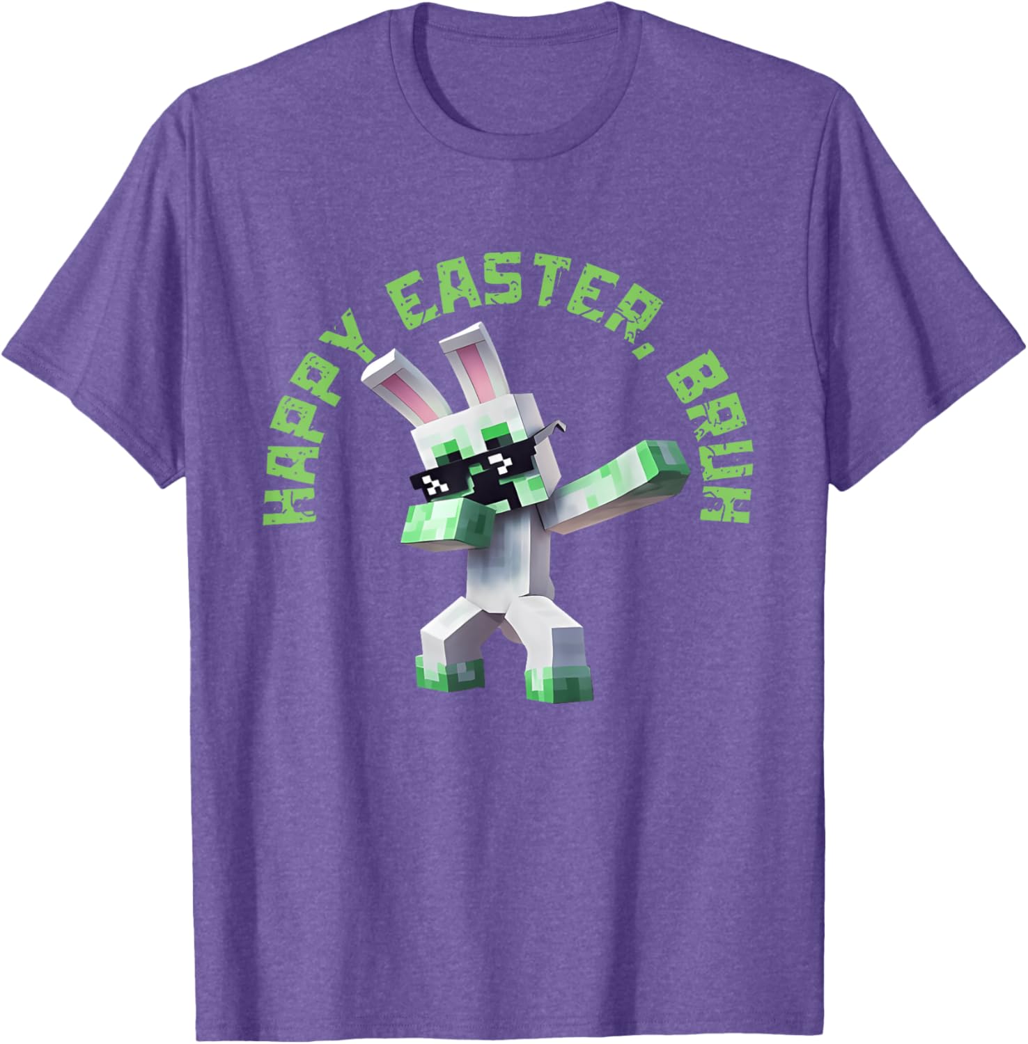 Happy Easter Bruh Shirt Easter Day Video Game Pixel T-Shirt