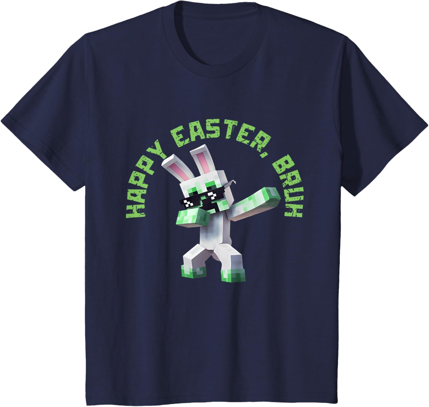 Happy Easter Bruh Shirt Easter Day Video Game Pixel T-Shirt