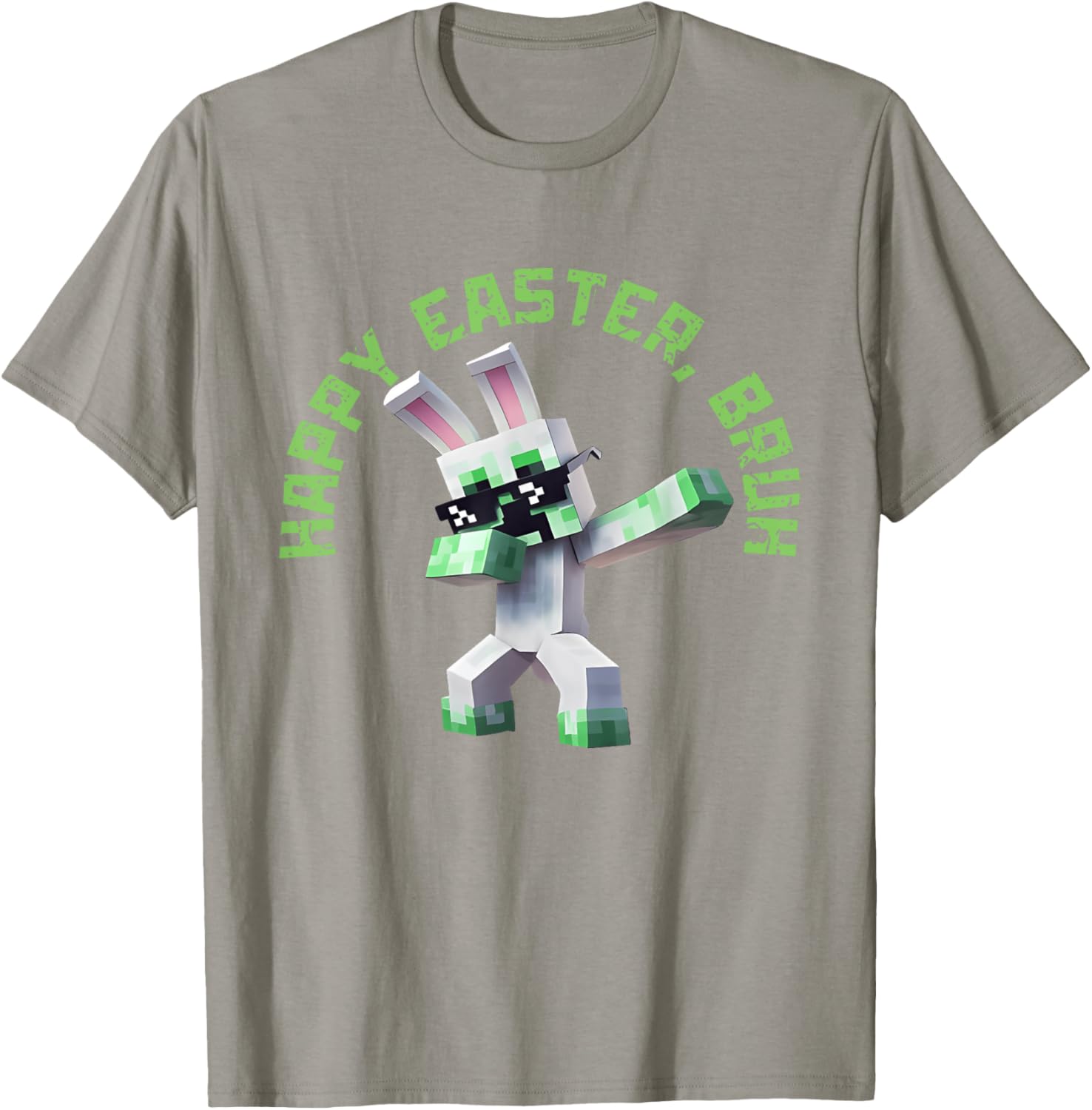 Happy Easter Bruh Shirt Easter Day Video Game Pixel T-Shirt