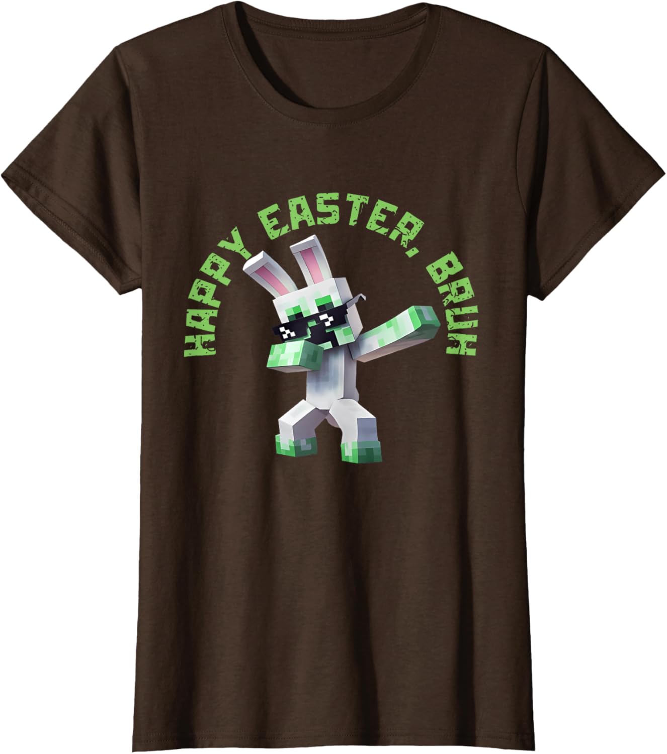 Happy Easter Bruh Shirt Easter Day Video Game Pixel T-Shirt