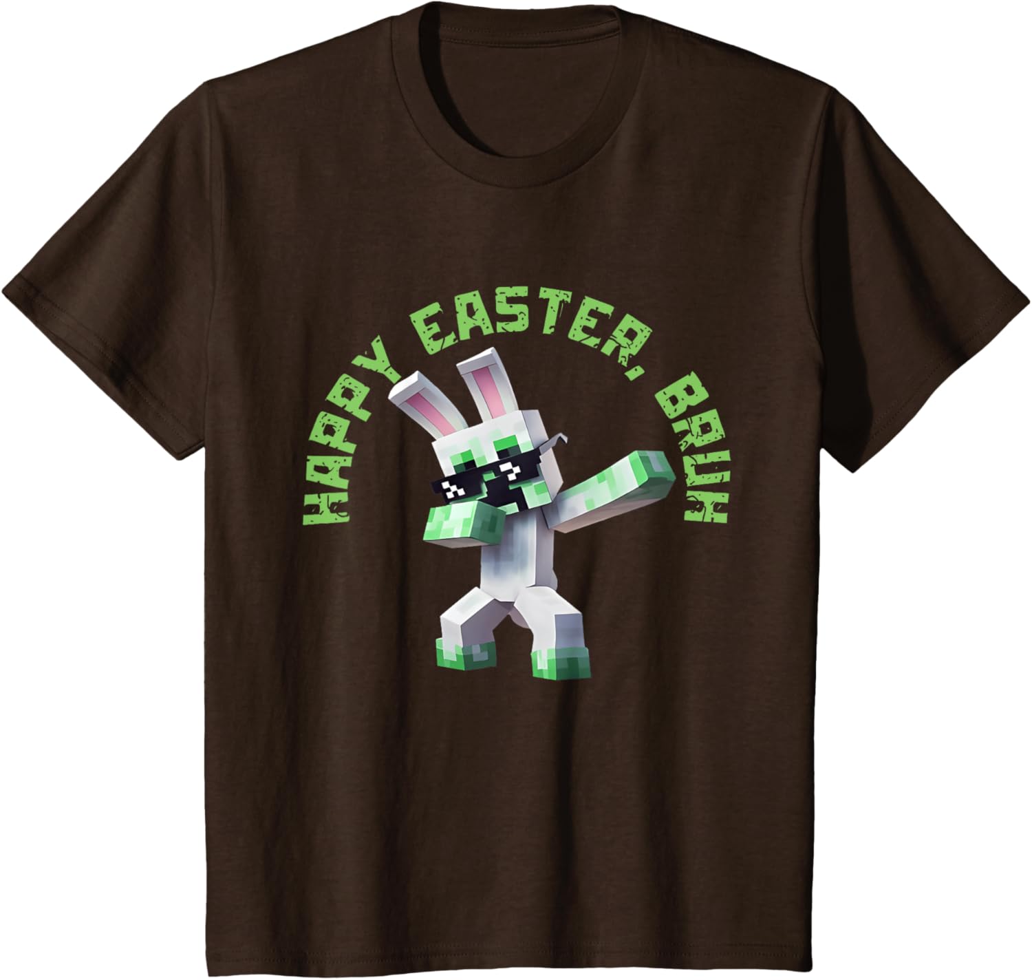 Happy Easter Bruh Shirt Easter Day Video Game Pixel T-Shirt