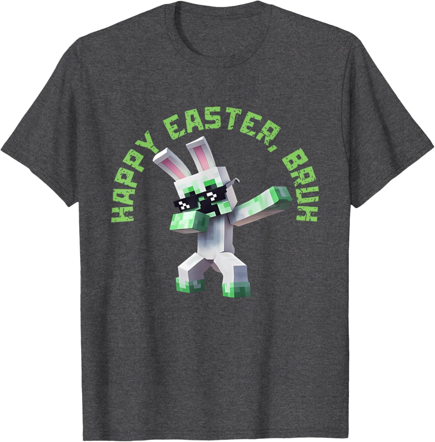 Happy Easter Bruh Shirt Easter Day Video Game Pixel T-Shirt