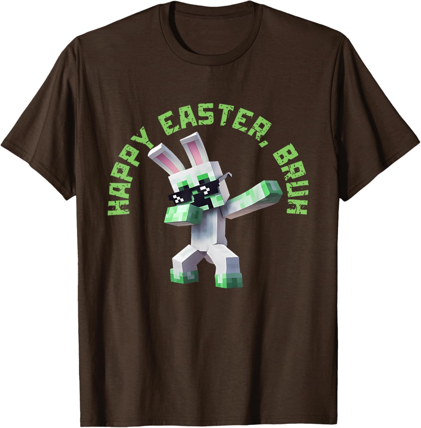 Happy Easter Bruh Shirt Easter Day Video Game Pixel T-Shirt