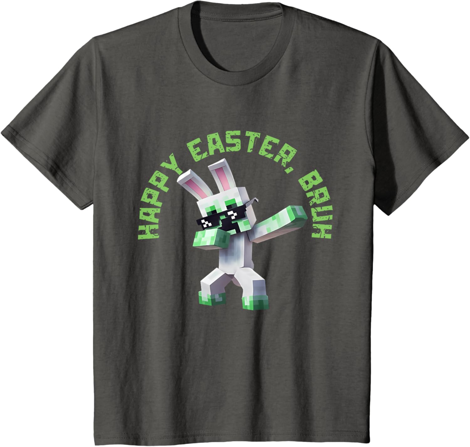 Happy Easter Bruh Shirt Easter Day Video Game Pixel T-Shirt