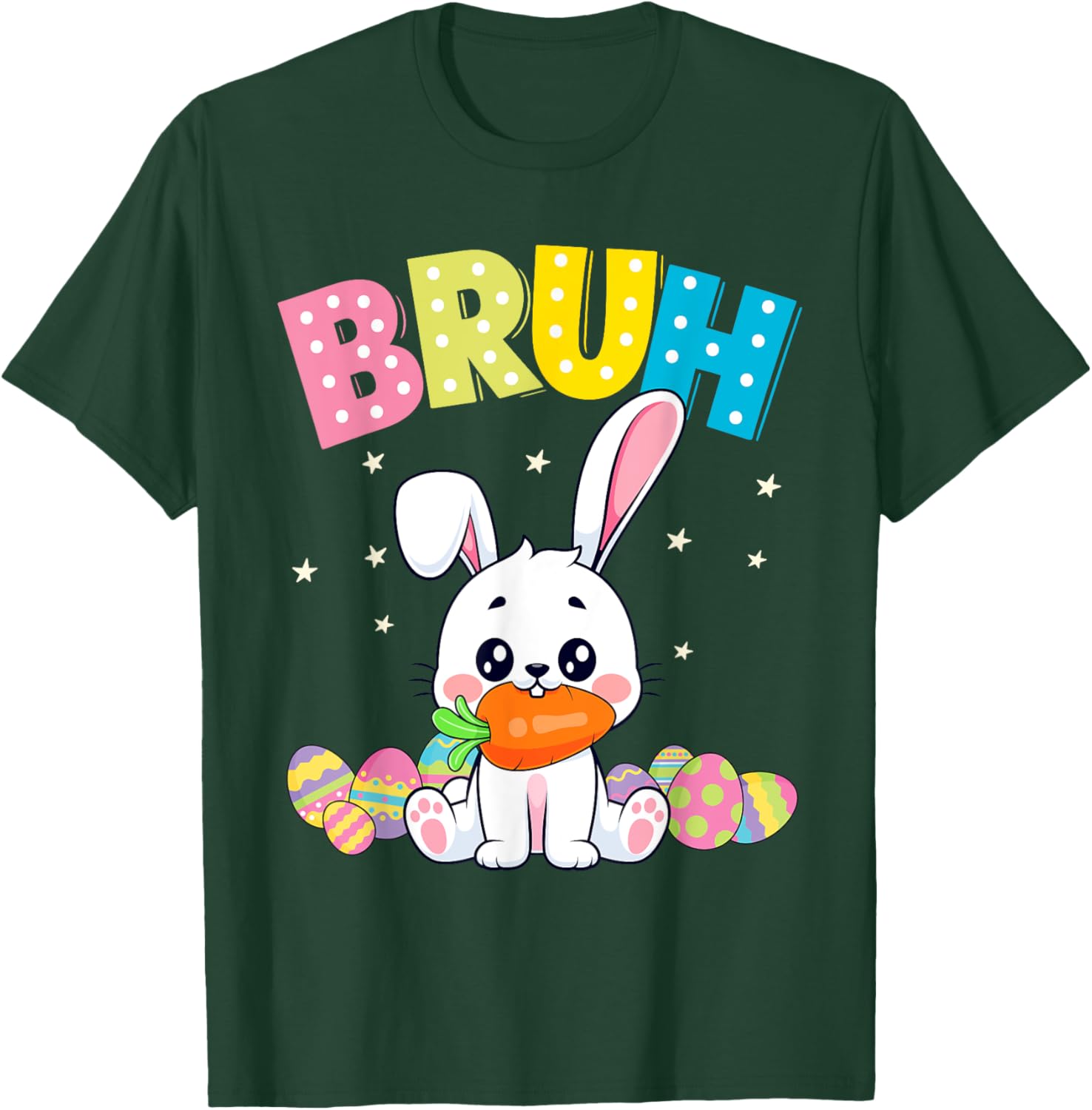 Happy Easter Bruh Tee Boys Girls Men and Women T-Shirt