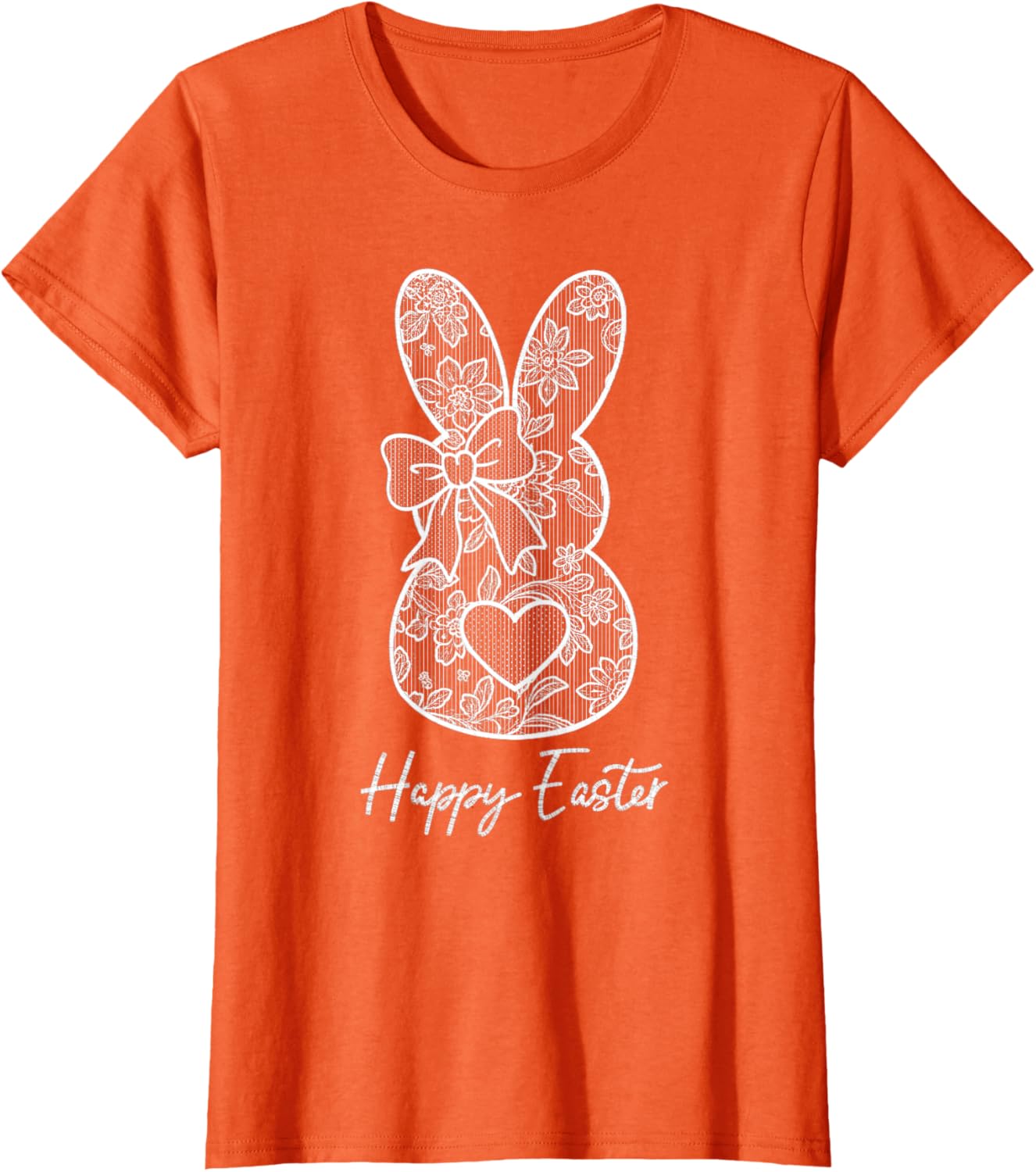 Happy Easter Bunny Spring Hunt Eggs Rabbit Coquette Bow Cute T-Shirt