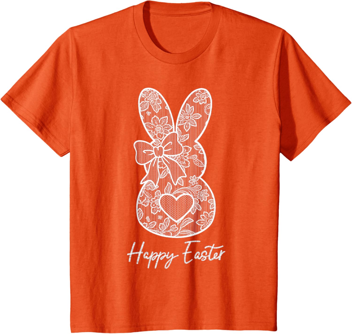 Happy Easter Bunny Spring Hunt Eggs Rabbit Coquette Bow Cute T-Shirt