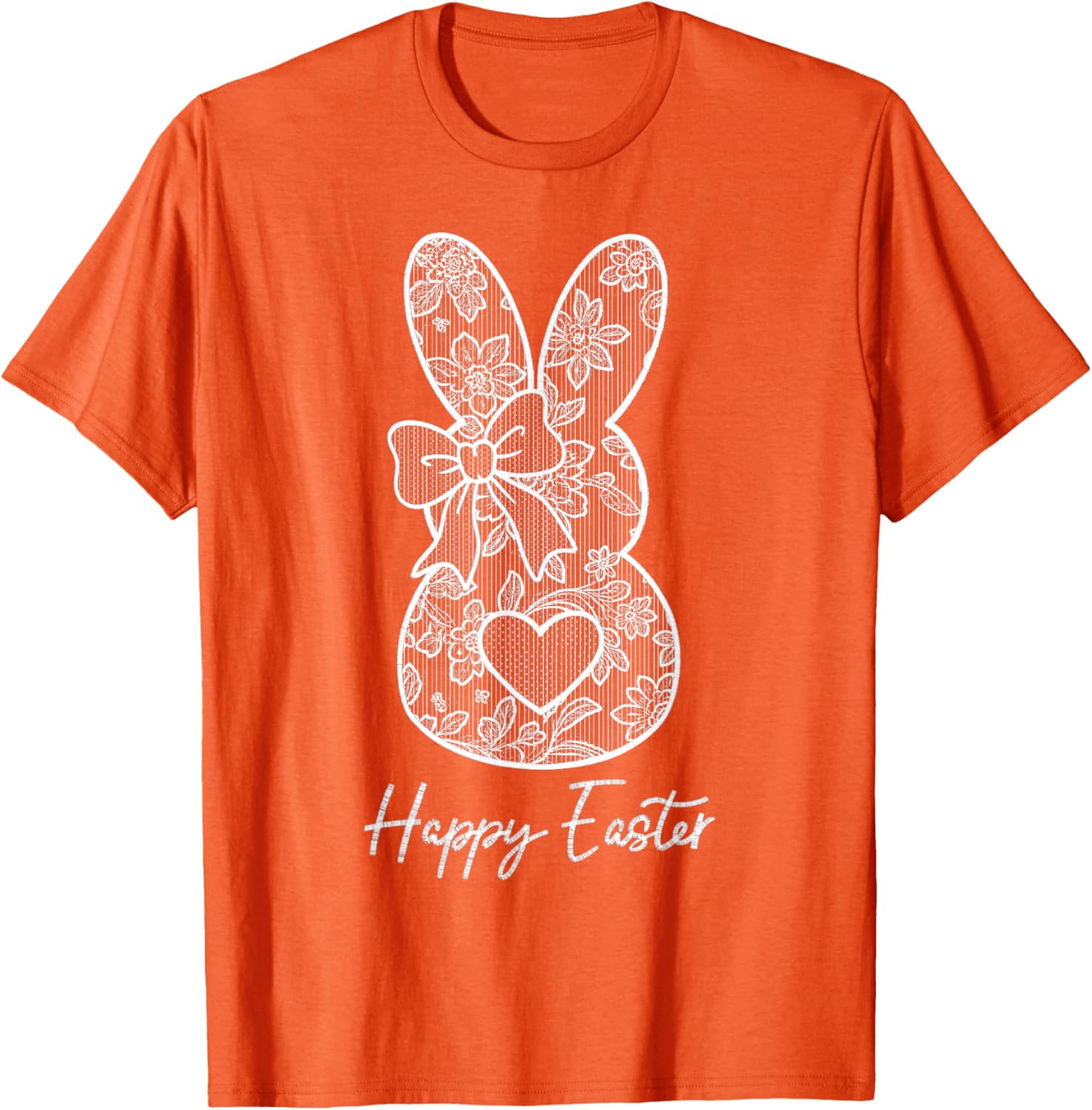 Happy Easter Bunny Spring Hunt Eggs Rabbit Coquette Bow Cute T-Shirt