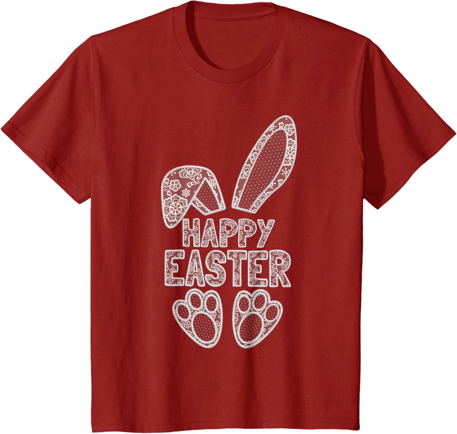 Happy Easter Bunny Spring Hunt Eggs Rabbit Cute Coquette Bow T-Shirt