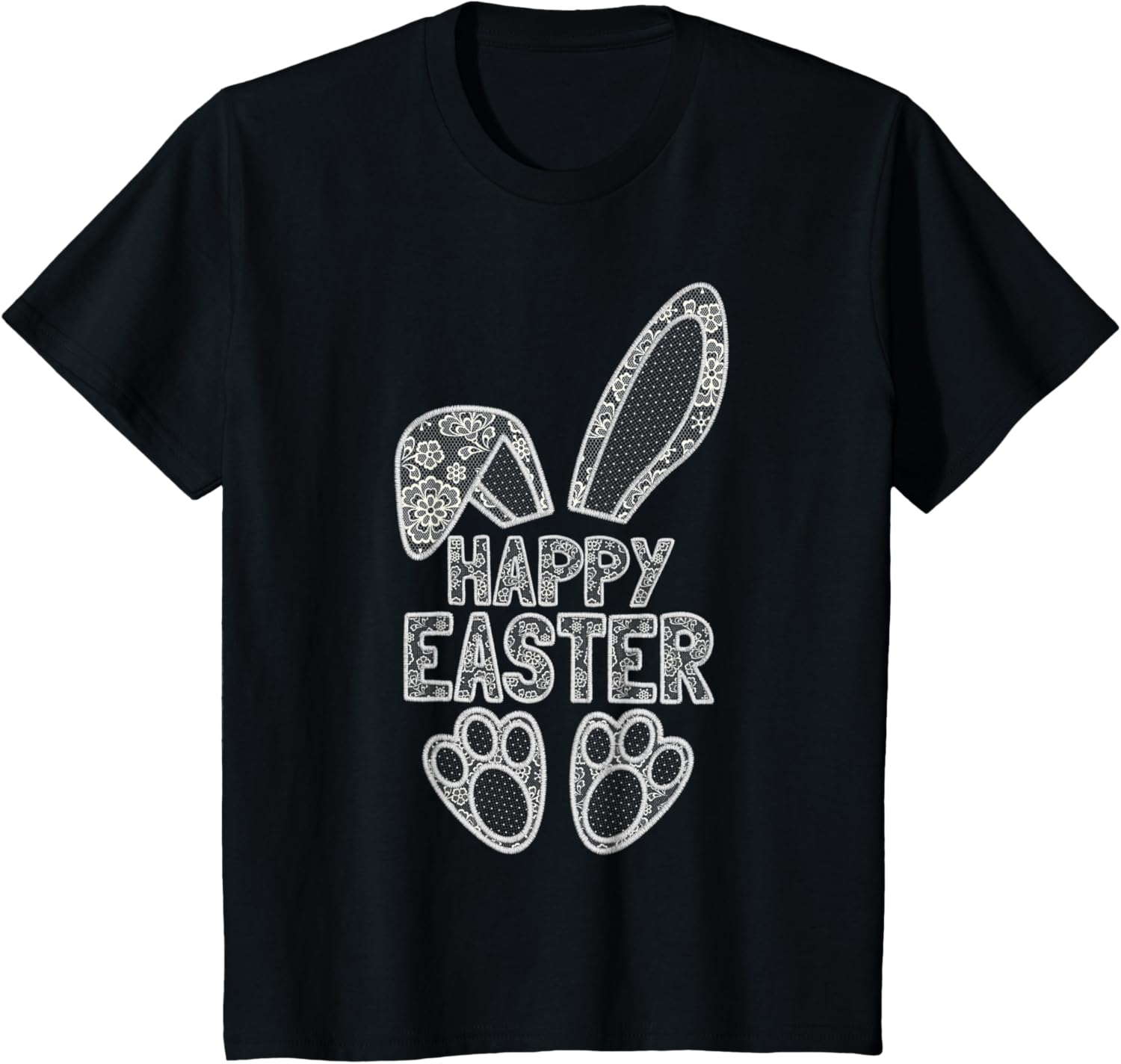 Happy Easter Bunny Spring Hunt Eggs Rabbit Cute Coquette Bow T-Shirt