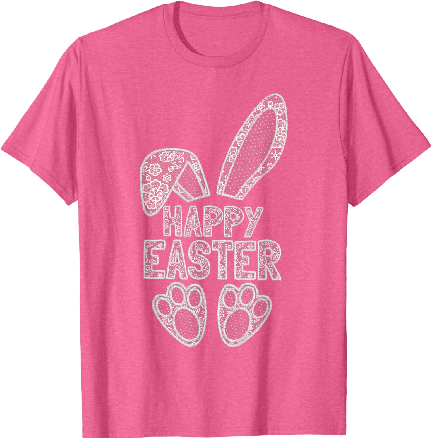 Happy Easter Bunny Spring Hunt Eggs Rabbit Cute Coquette Bow T-Shirt