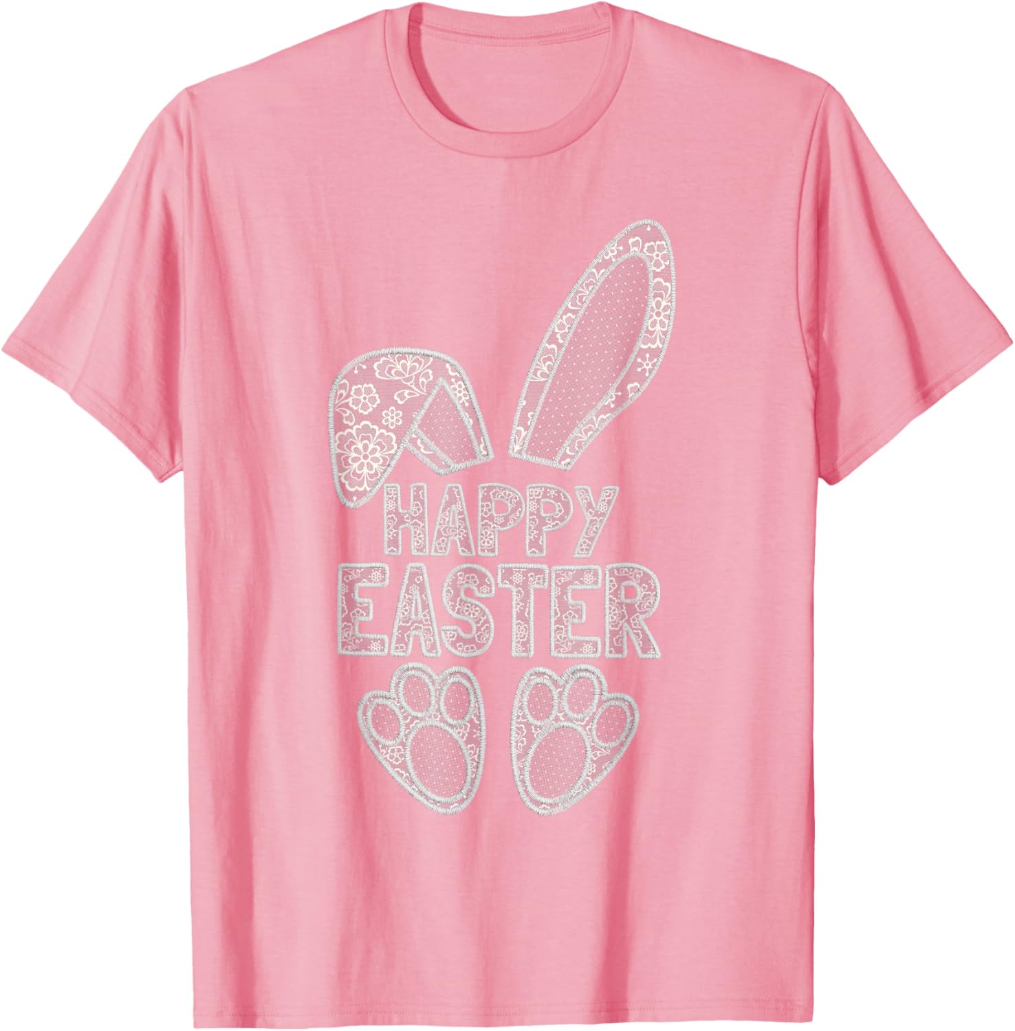 Happy Easter Bunny Spring Hunt Eggs Rabbit Cute Coquette Bow T-Shirt