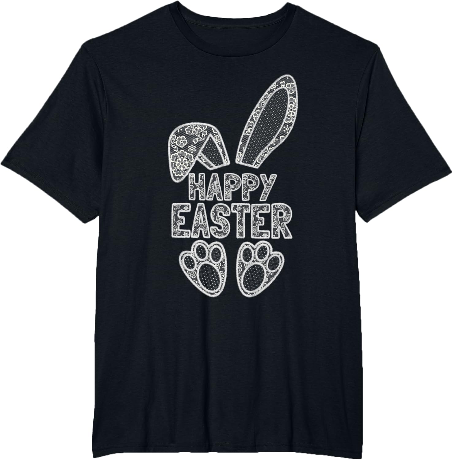 Happy Easter Bunny Spring Hunt Eggs Rabbit Cute Coquette Bow T-Shirt