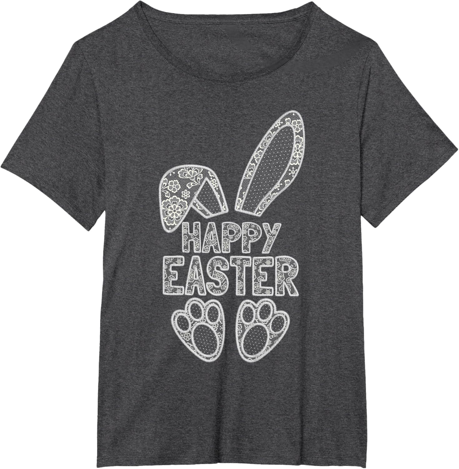 Happy Easter Bunny Spring Hunt Eggs Rabbit Cute Coquette Bow T-Shirt