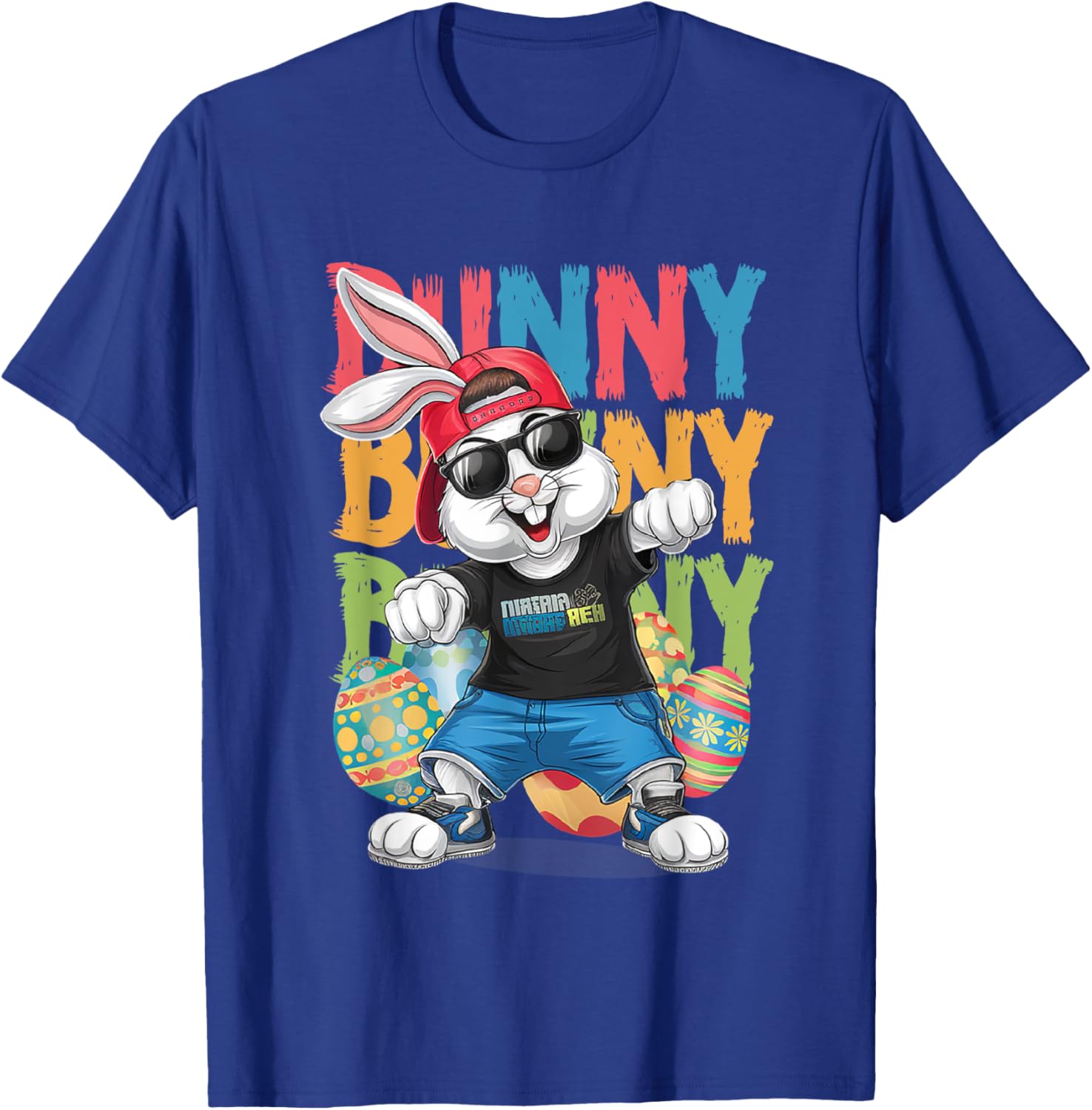 Happy Easter Dabbing Bunny tee, Cute Kids Easter Outfit T-Shirt