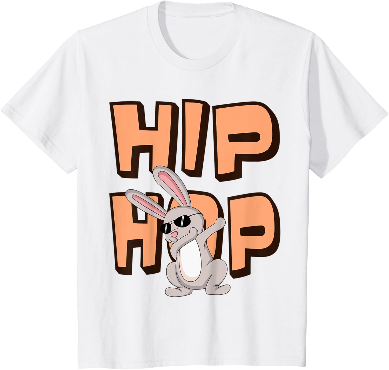 Happy Easter Dabbing Easter Bunny Music Hip Hop T-Shirt