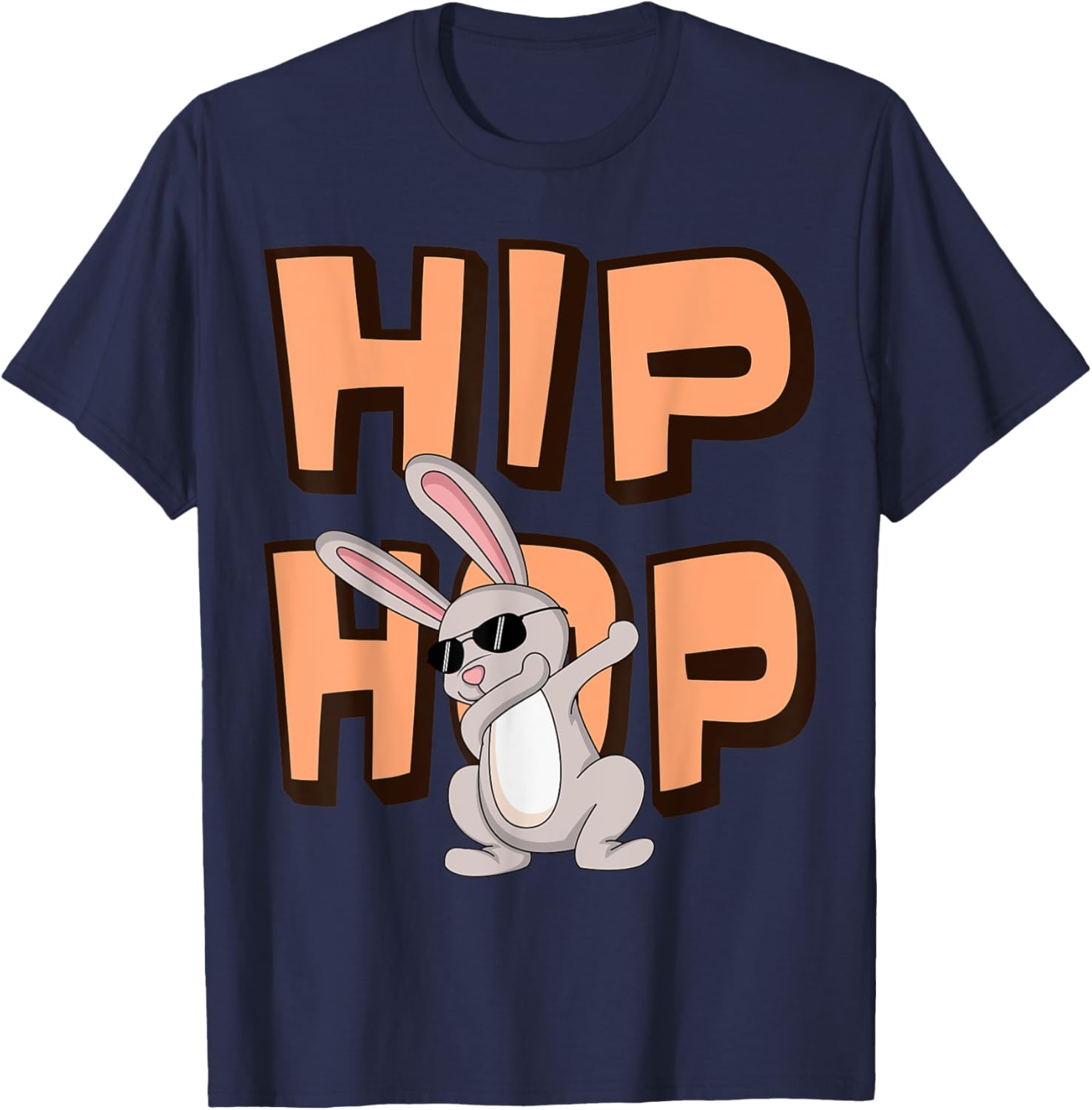 Happy Easter Dabbing Easter Bunny Music Hip Hop T-Shirt