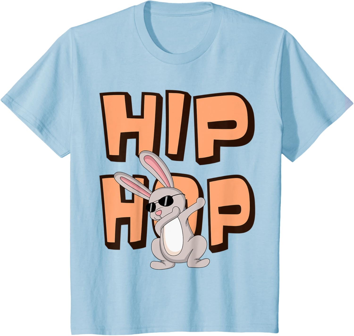 Happy Easter Dabbing Easter Bunny Music Hip Hop T-Shirt