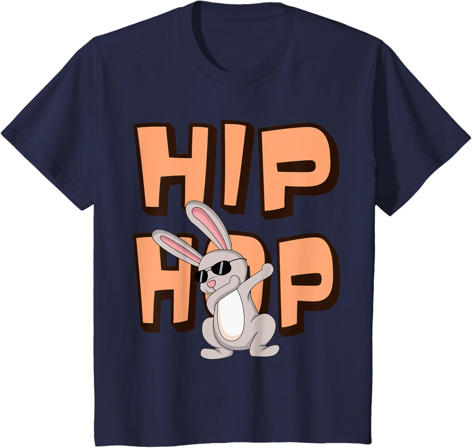 Happy Easter Dabbing Easter Bunny Music Hip Hop T-Shirt