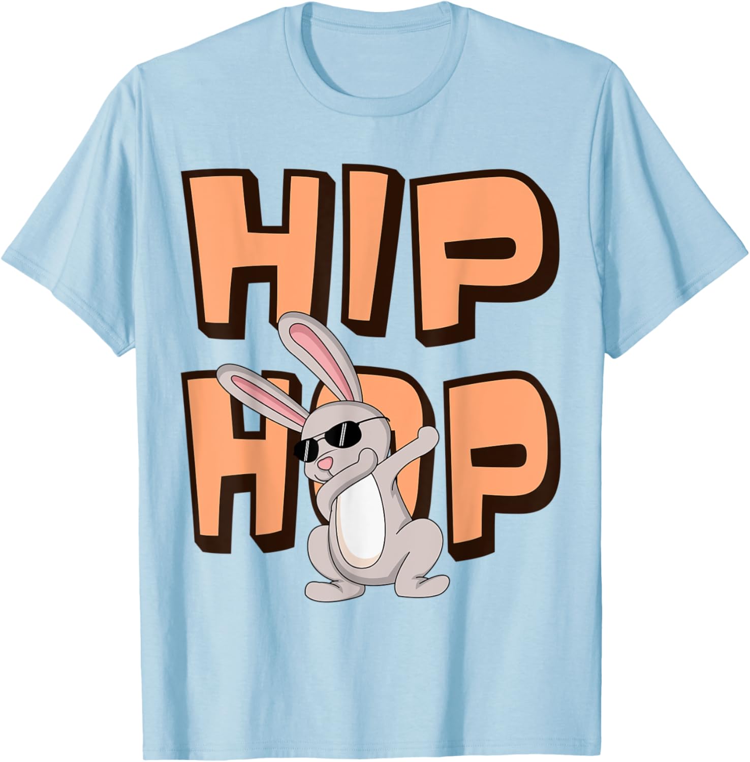 Happy Easter Dabbing Easter Bunny Music Hip Hop T-Shirt