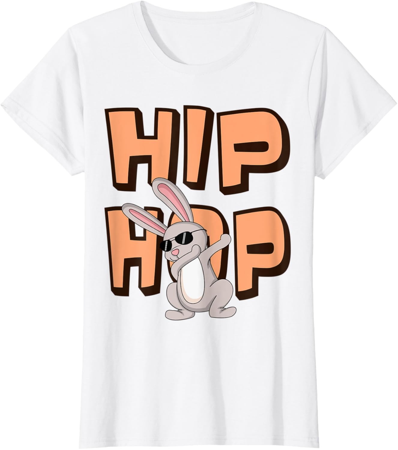 Happy Easter Dabbing Easter Bunny Music Hip Hop T-Shirt