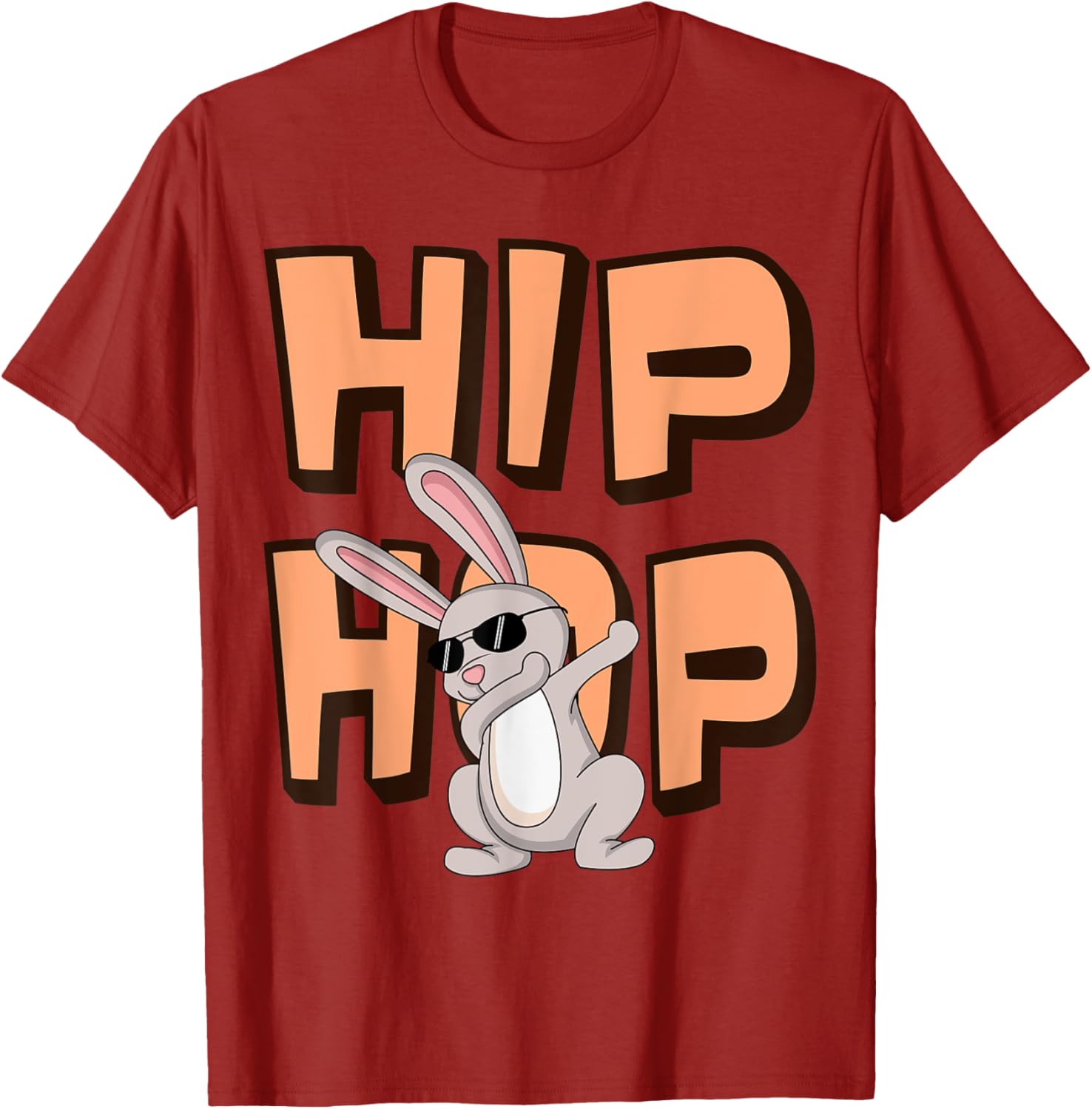 Happy Easter Dabbing Easter Bunny Music Hip Hop T-Shirt