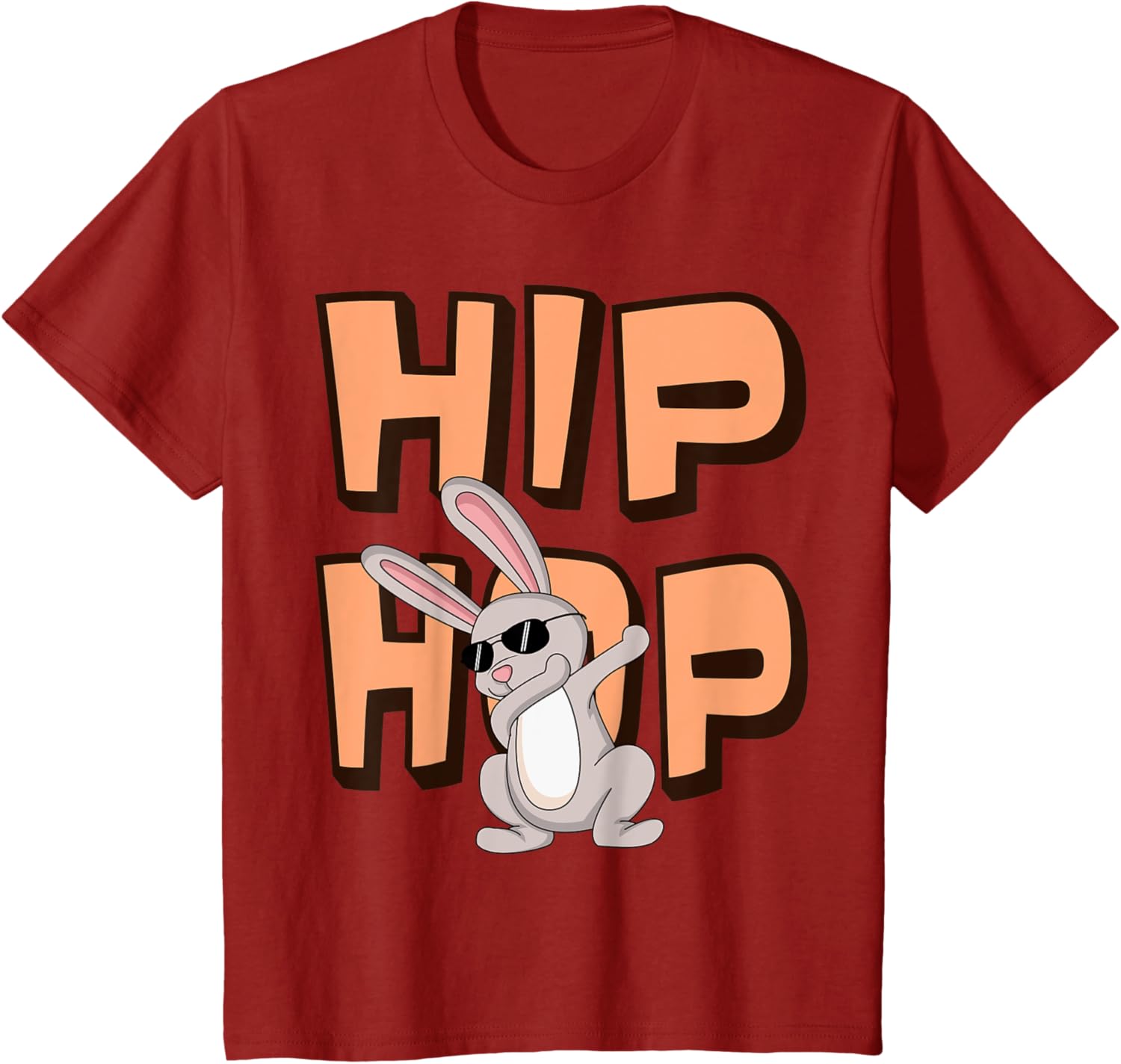 Happy Easter Dabbing Easter Bunny Music Hip Hop T-Shirt