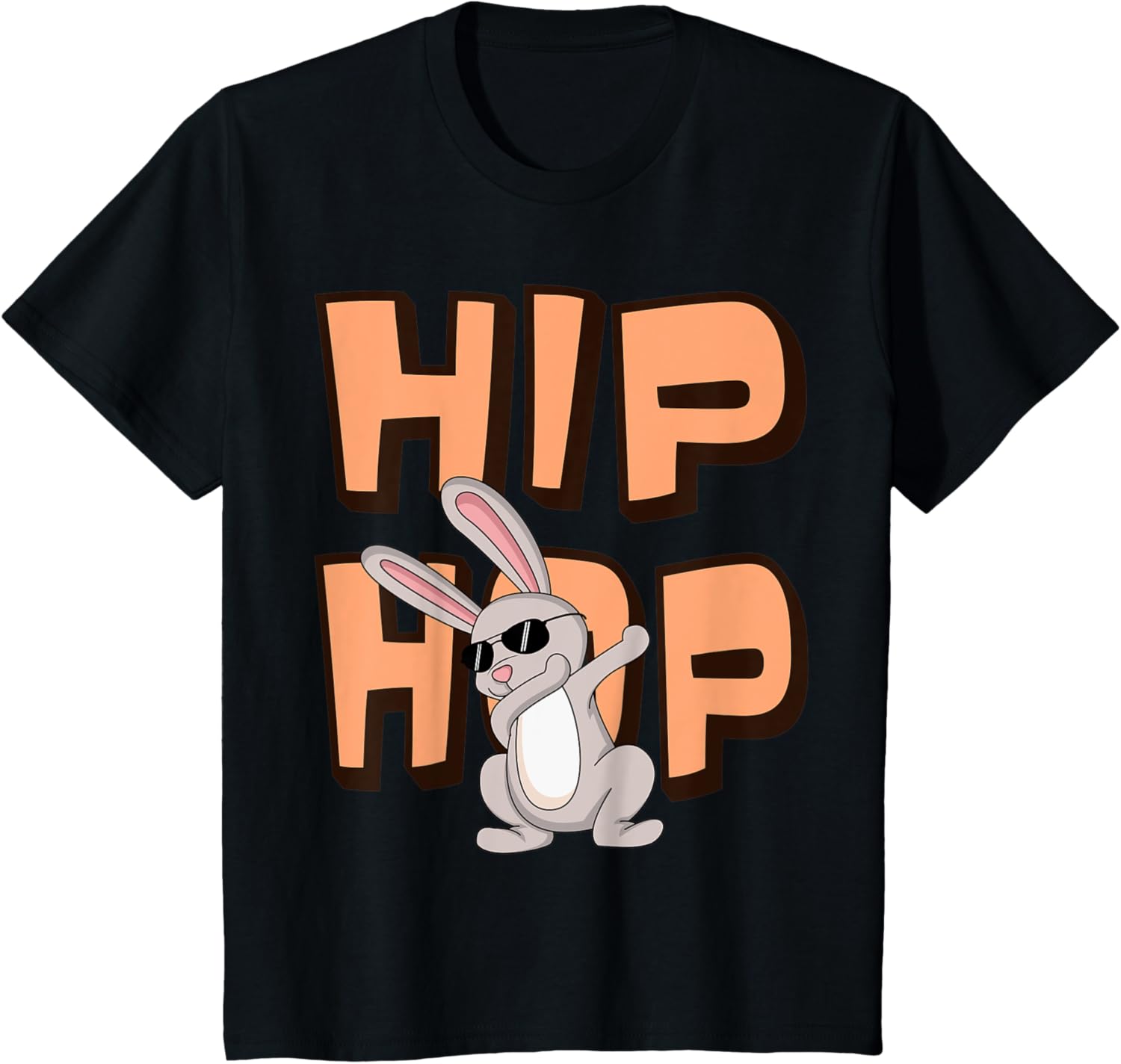 Happy Easter Dabbing Easter Bunny Music Hip Hop T-Shirt