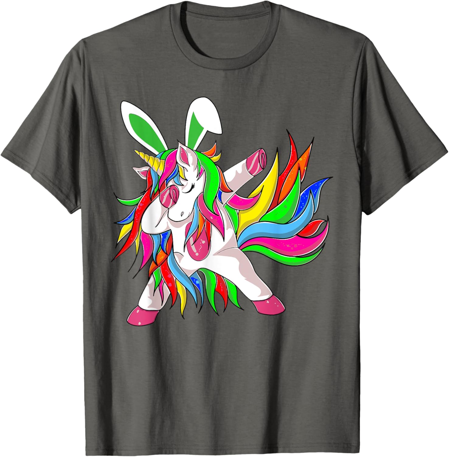 Happy Easter Dabbing Unicorn Wearing Bunny Ears Dab Boys Kid T-Shirt