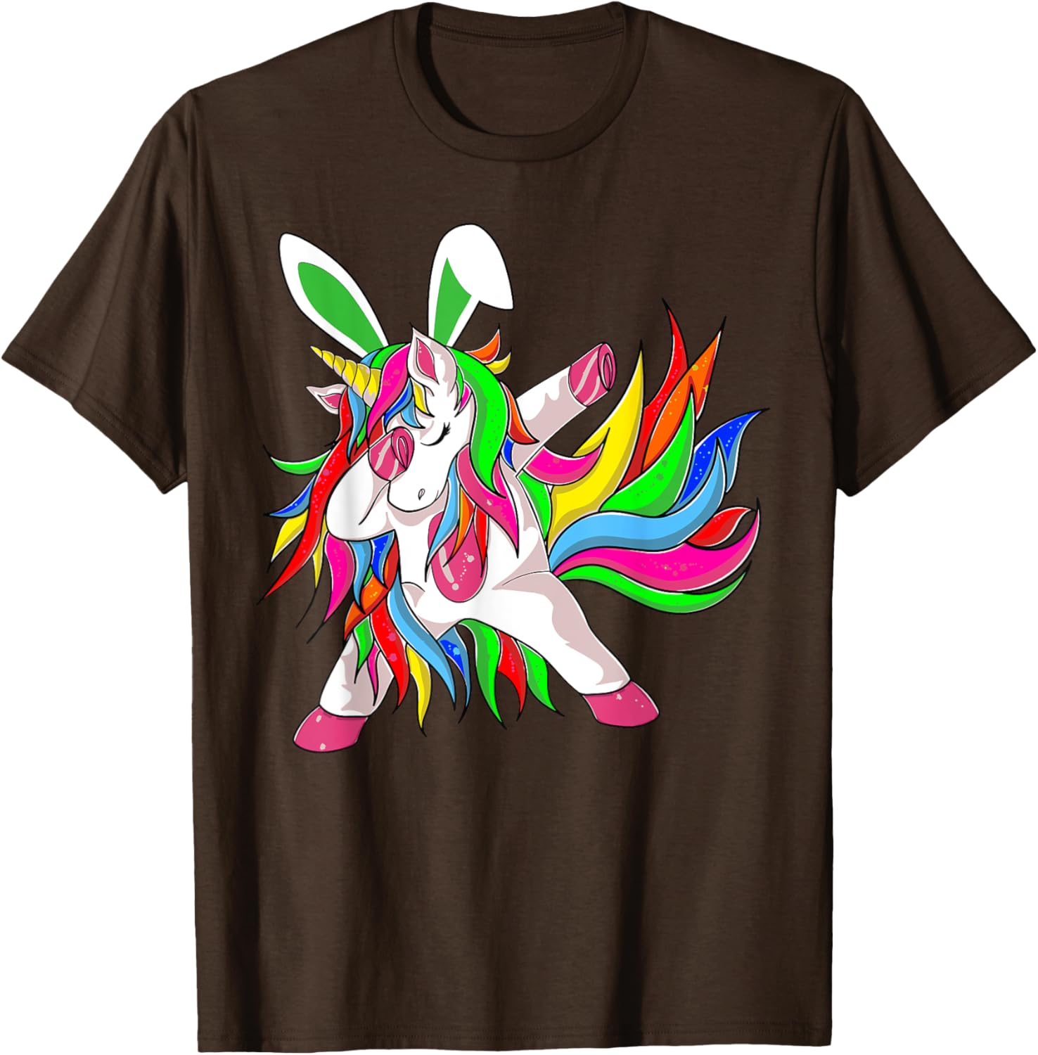 Happy Easter Dabbing Unicorn Wearing Bunny Ears Dab Boys Kid T-Shirt