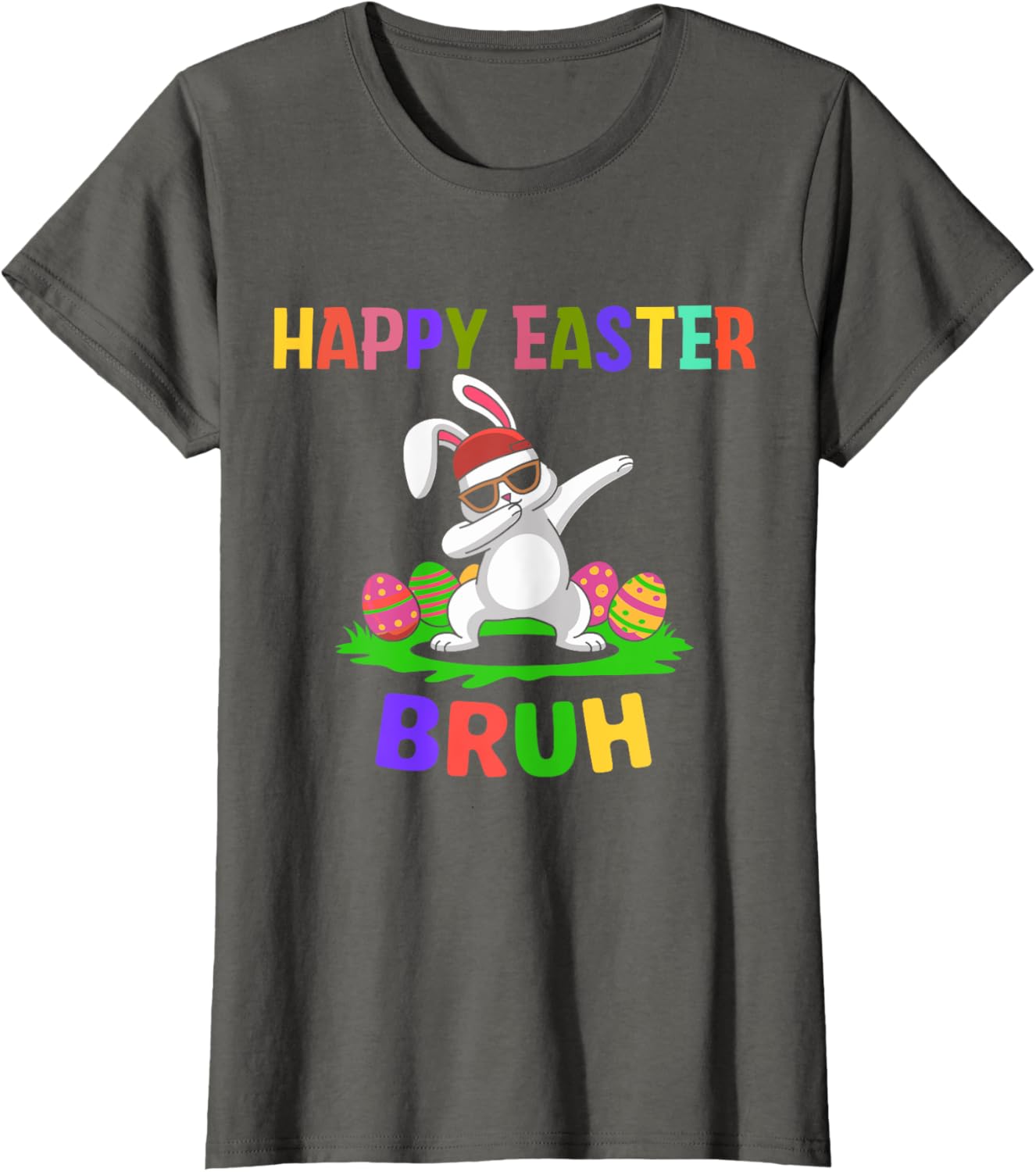 humor Bunny Easter Bruh, Funny Boy Girl Kid Easter day T-Shirt