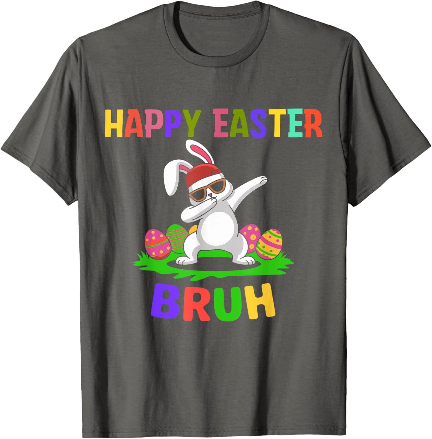 humor Bunny Easter Bruh, Funny Boy Girl Kid Easter day T-Shirt