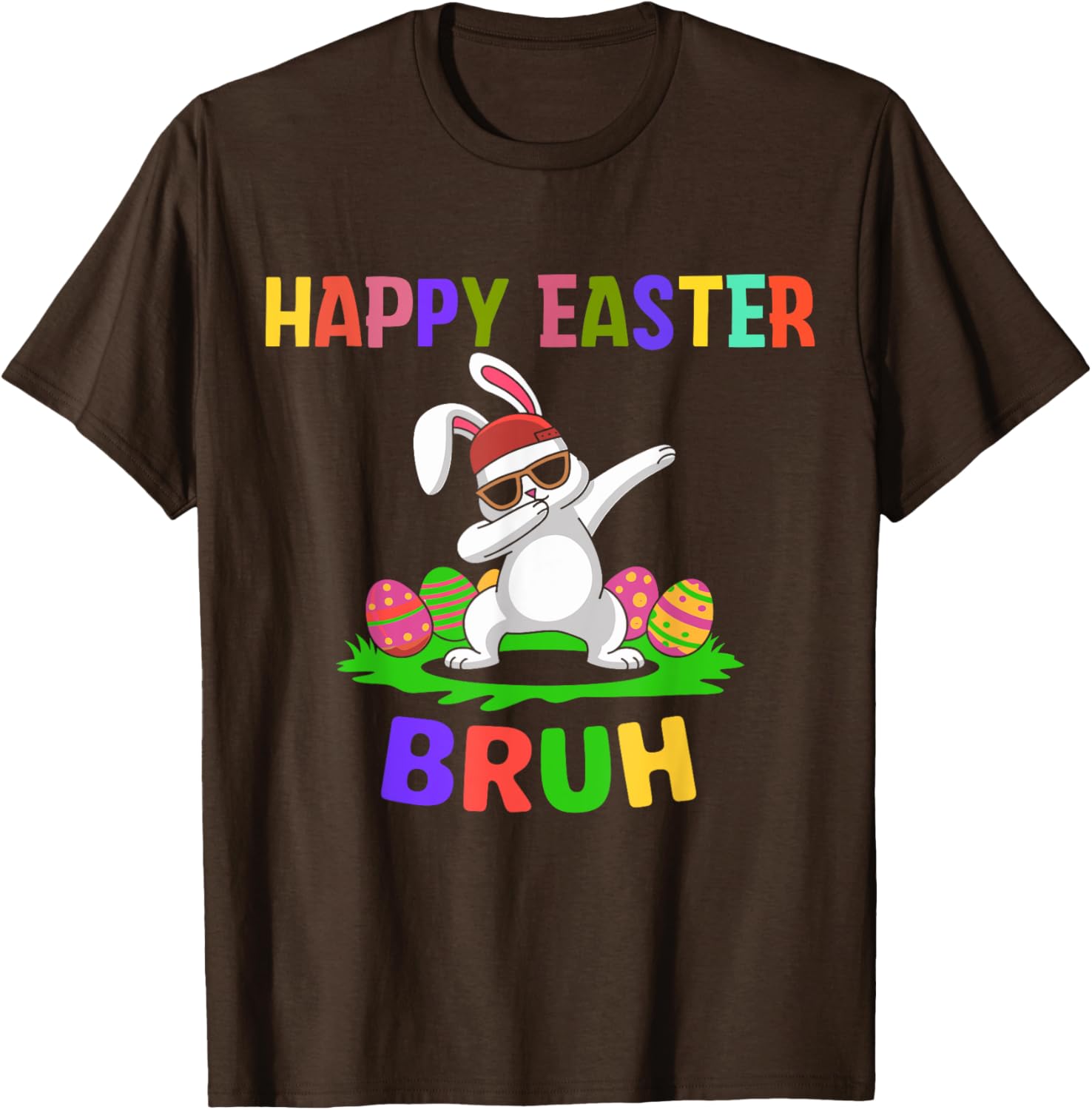 humor Bunny Easter Bruh, Funny Boy Girl Kid Easter day T-Shirt