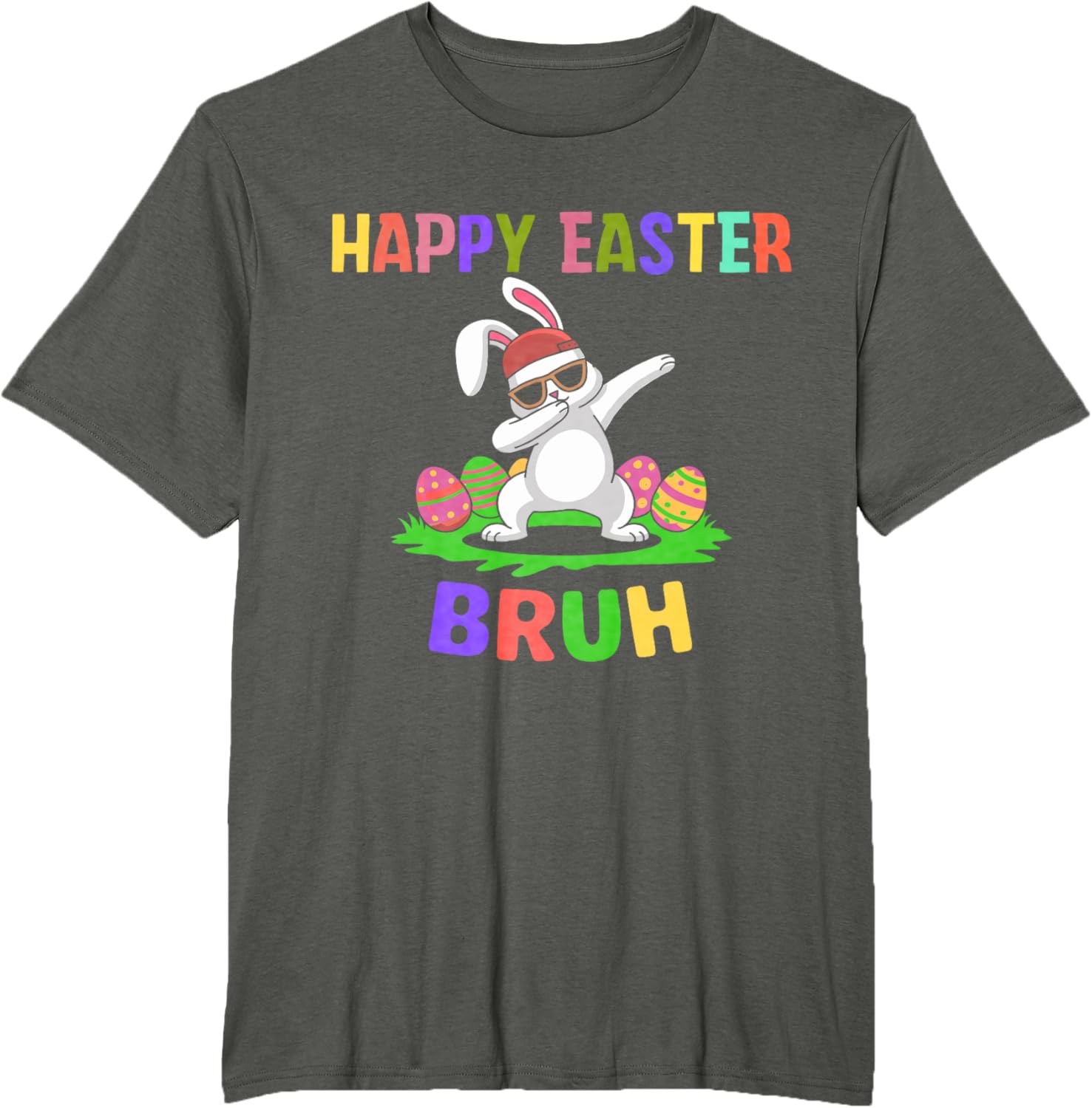 humor Bunny Easter Bruh, Funny Boy Girl Kid Easter day T-Shirt