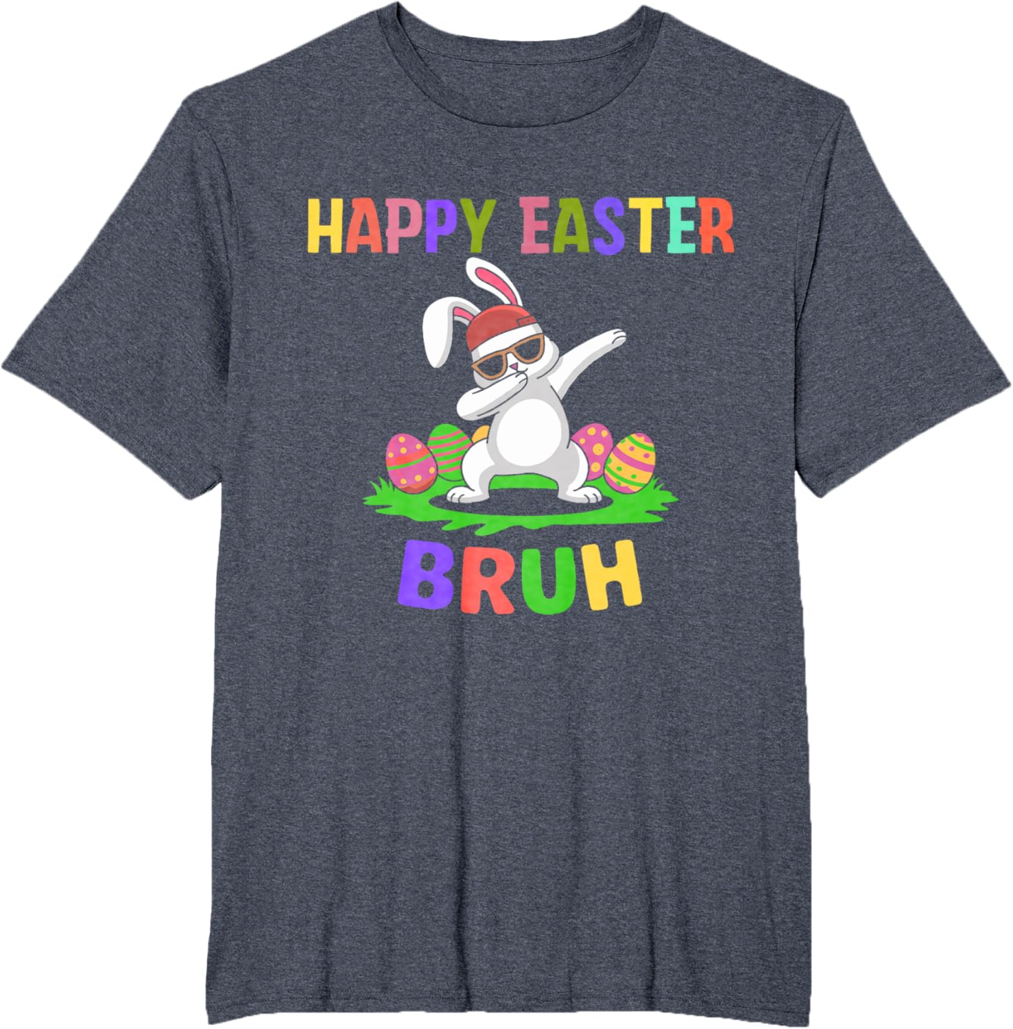 humor Bunny Easter Bruh, Funny Boy Girl Kid Easter day T-Shirt