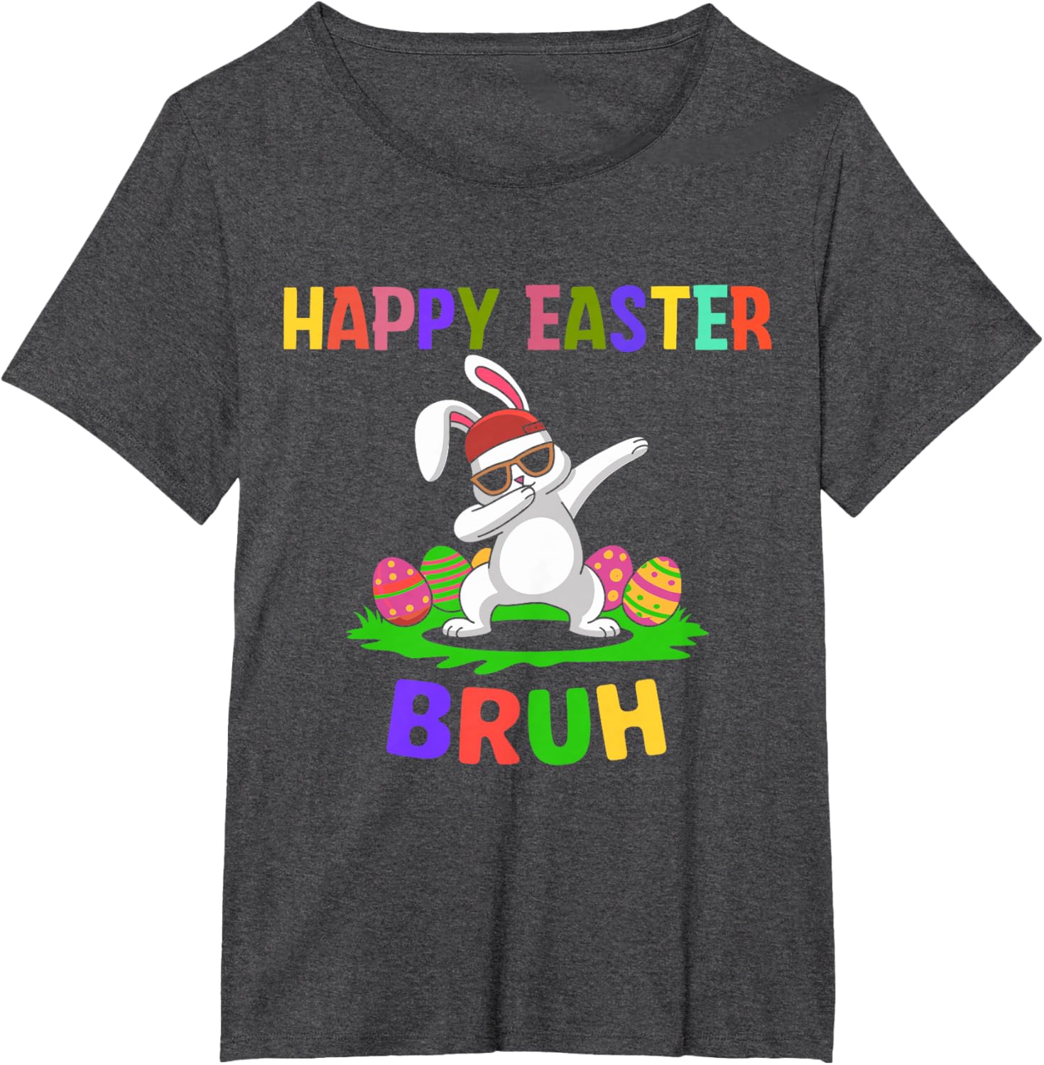 humor Bunny Easter Bruh, Funny Boy Girl Kid Easter day T-Shirt