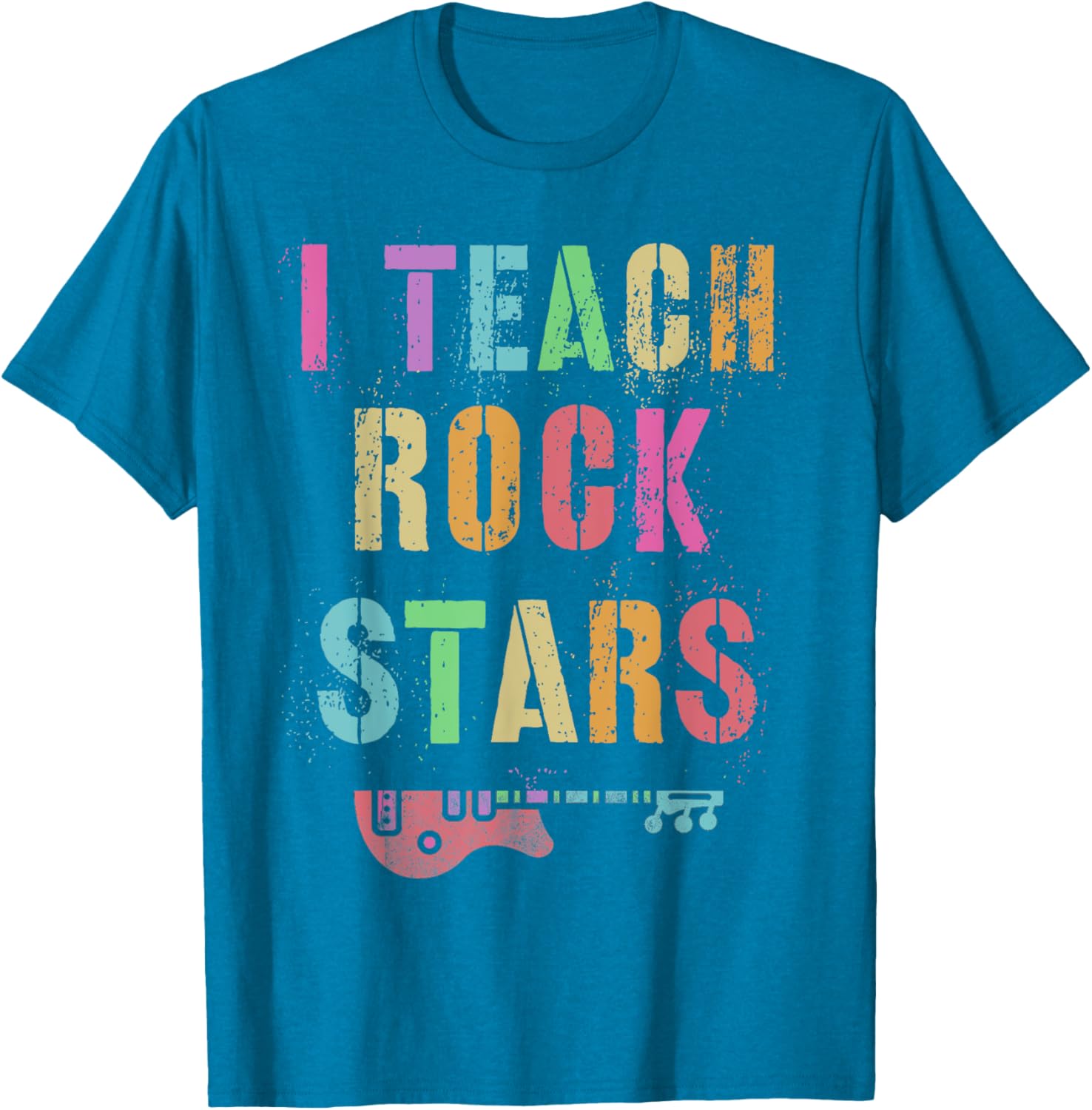 I TEACH ROCKSTARS Band Vibes Teacher Rocks My Music Teaching T-Shirt