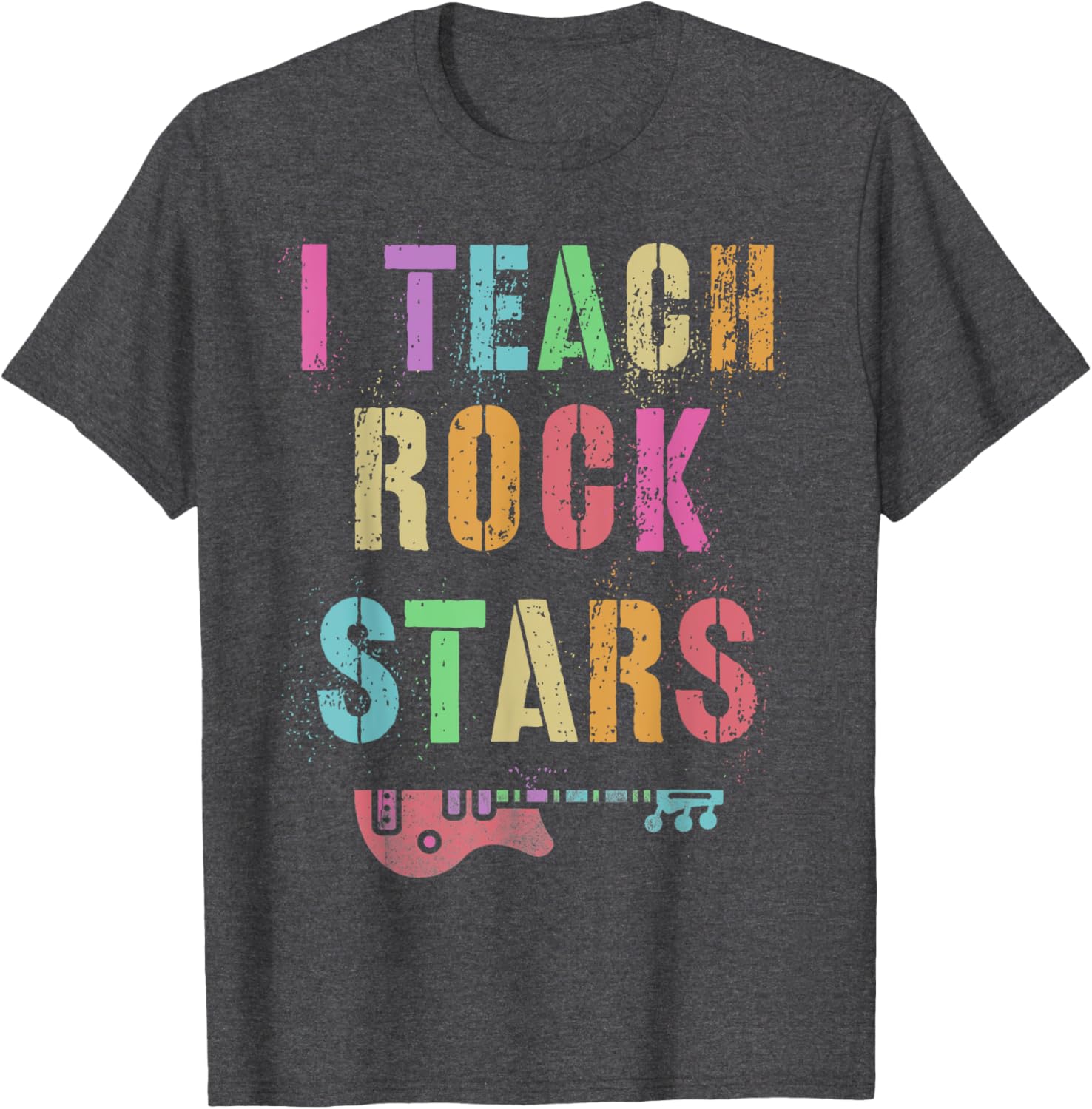 I TEACH ROCKSTARS Band Vibes Teacher Rocks My Music Teaching T-Shirt