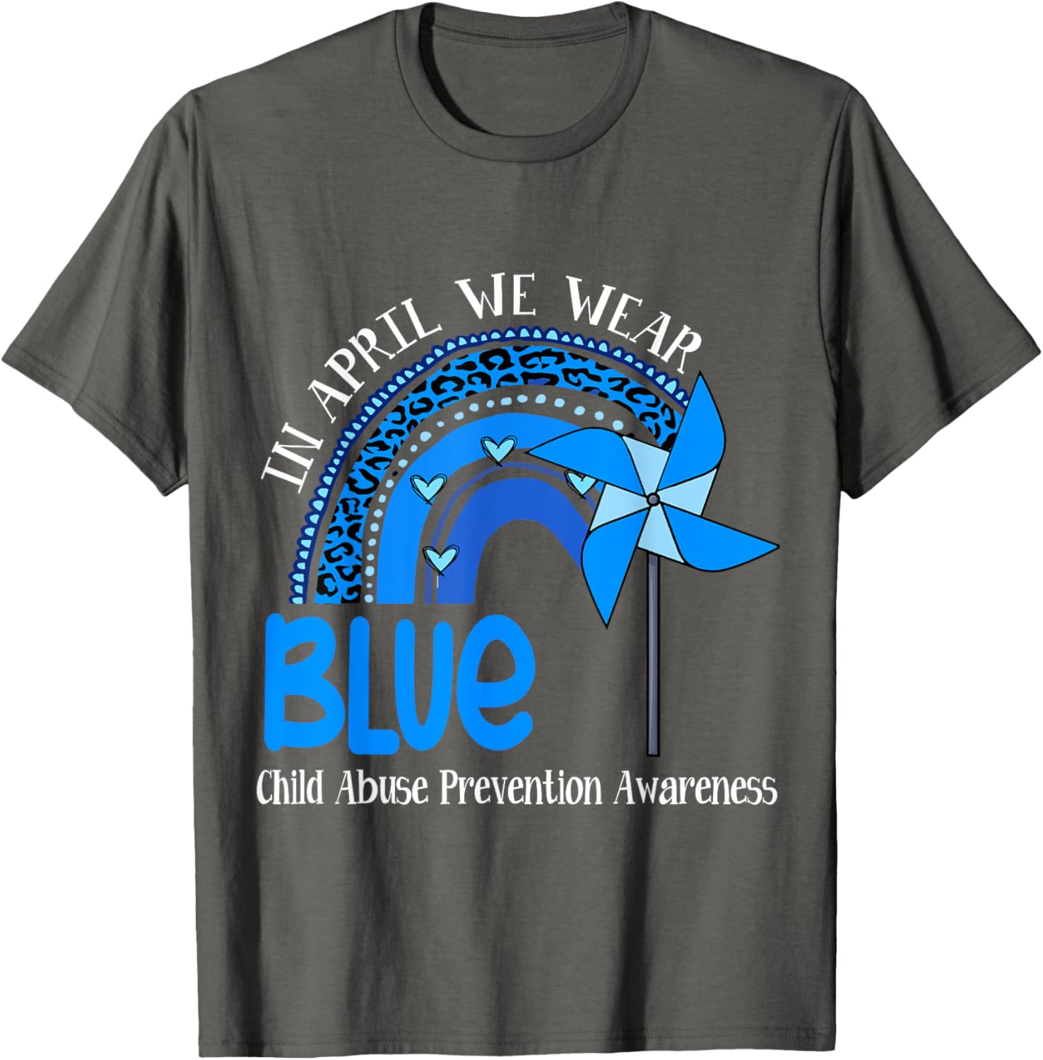 In April We Wear Blue For Child Abuse Prevention Awareness T-Shirt