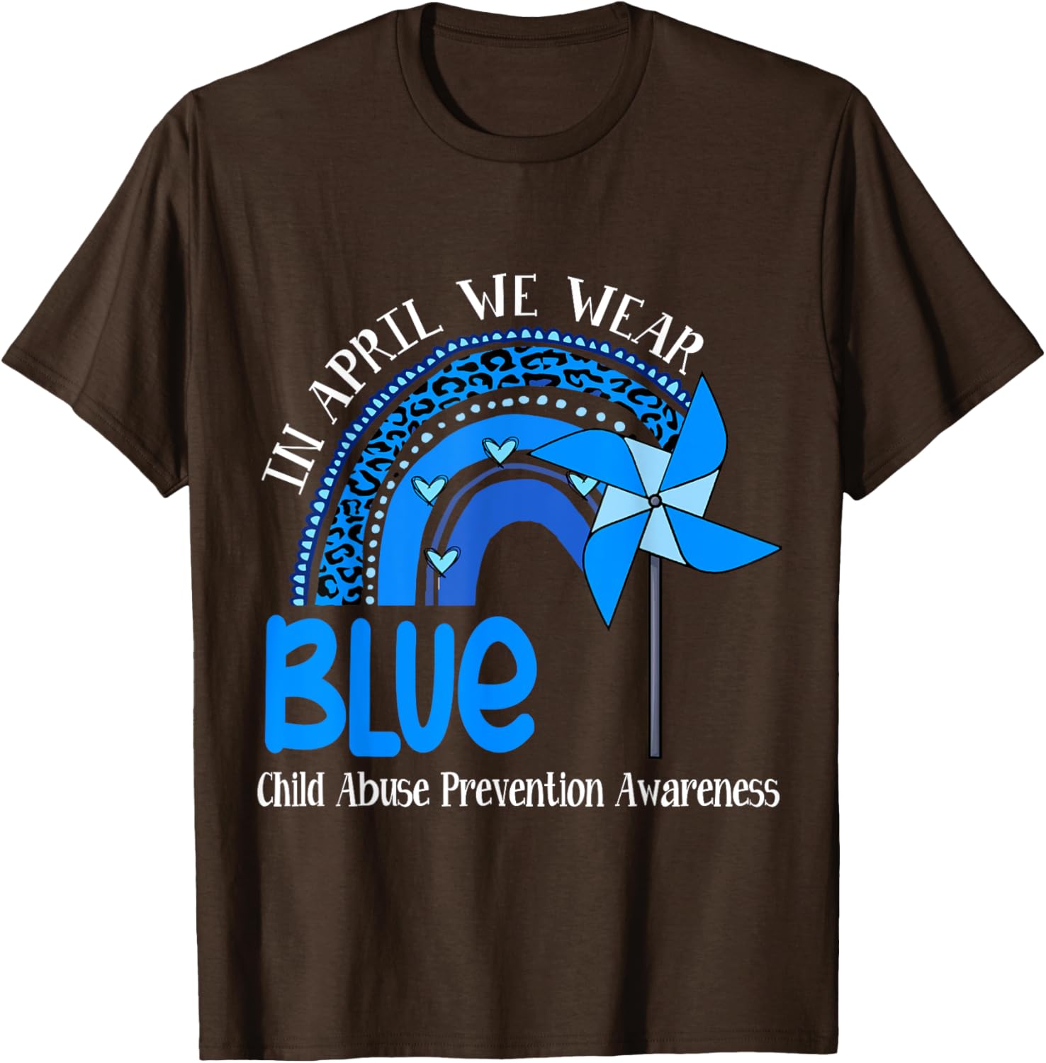 In April We Wear Blue For Child Abuse Prevention Awareness T-Shirt
