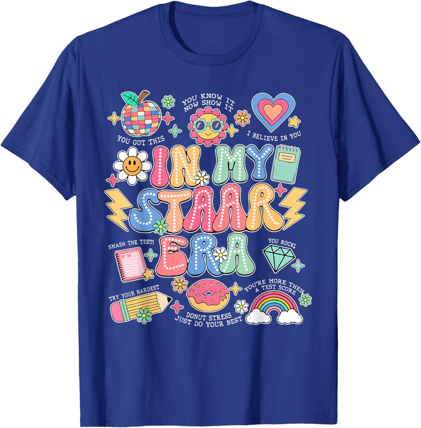 In My Staar Era Motivational Testing Test Day Boy Girl Kid T-Shirt