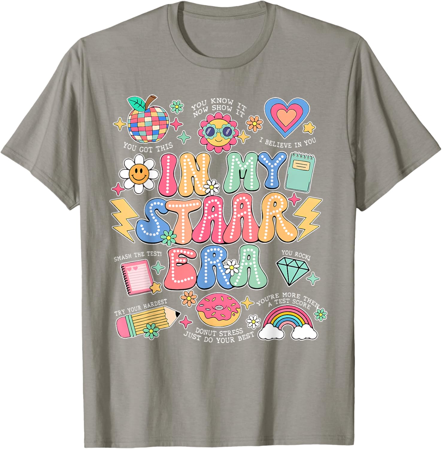 In My Staar Era Motivational Testing Test Day Boy Girl Kid T-Shirt