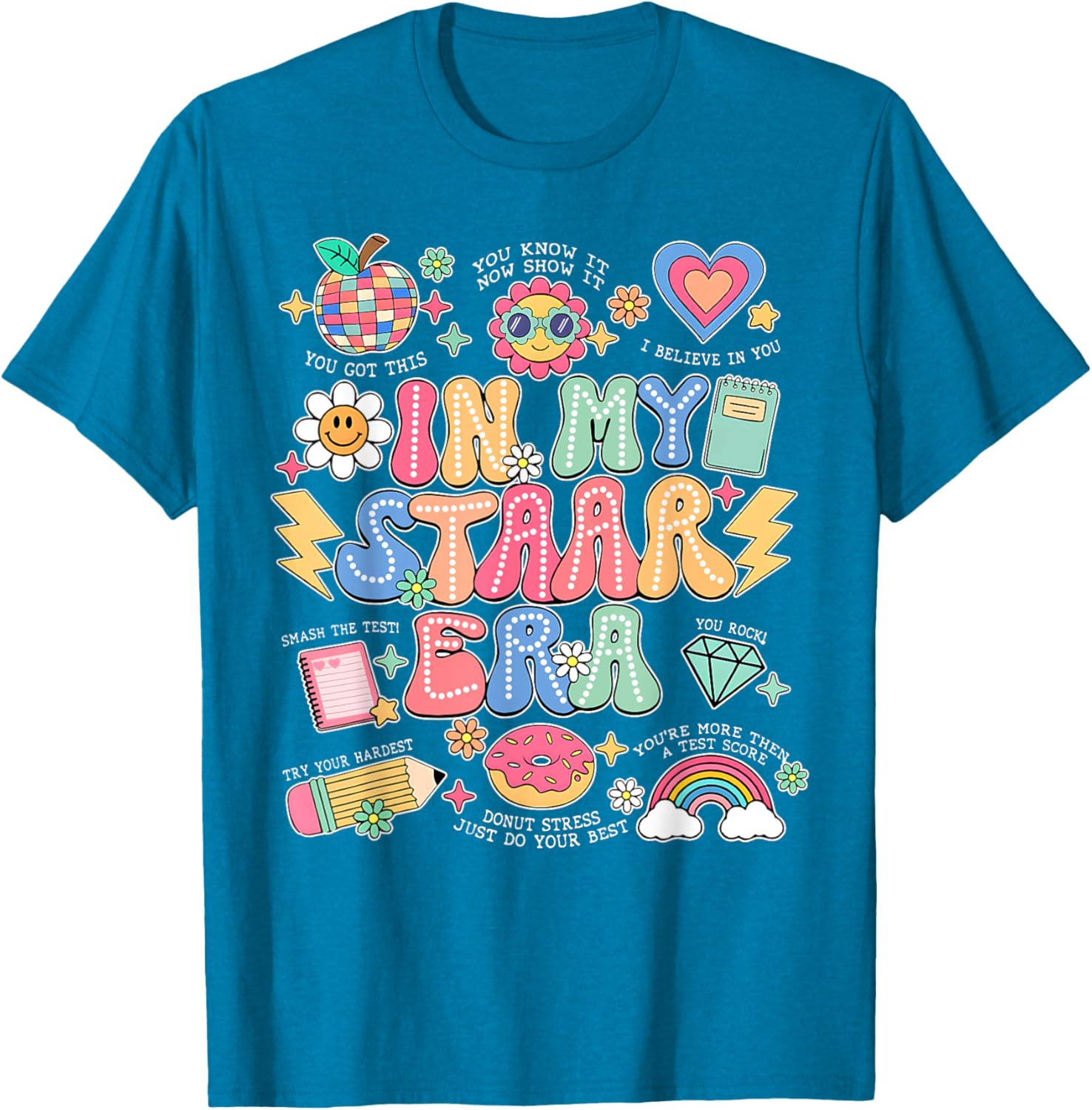 In My Staar Era Motivational Testing Test Day Boy Girl Kid T-Shirt